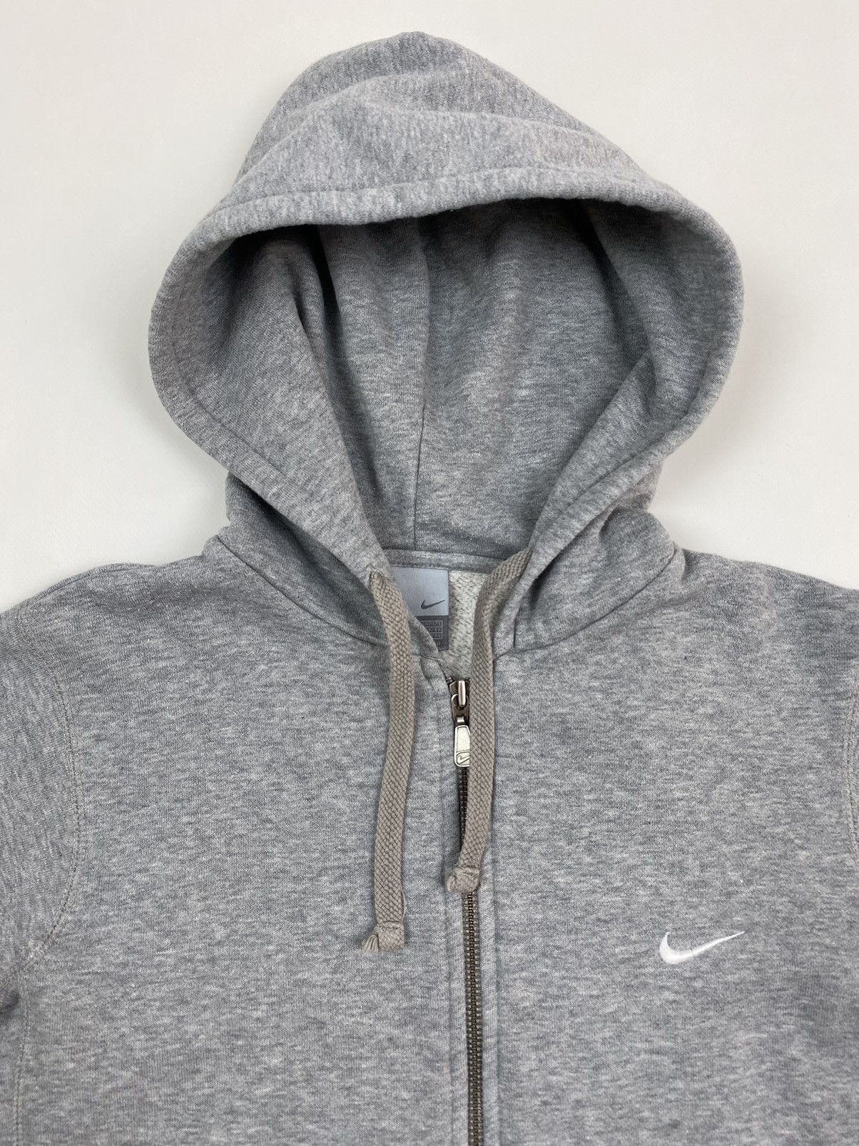 Nike 2000’s Vintage Nike Mini Swoosh Basic Zip Hoodie Size US S / EU 44-46 / 1 - 2 Thumbnail