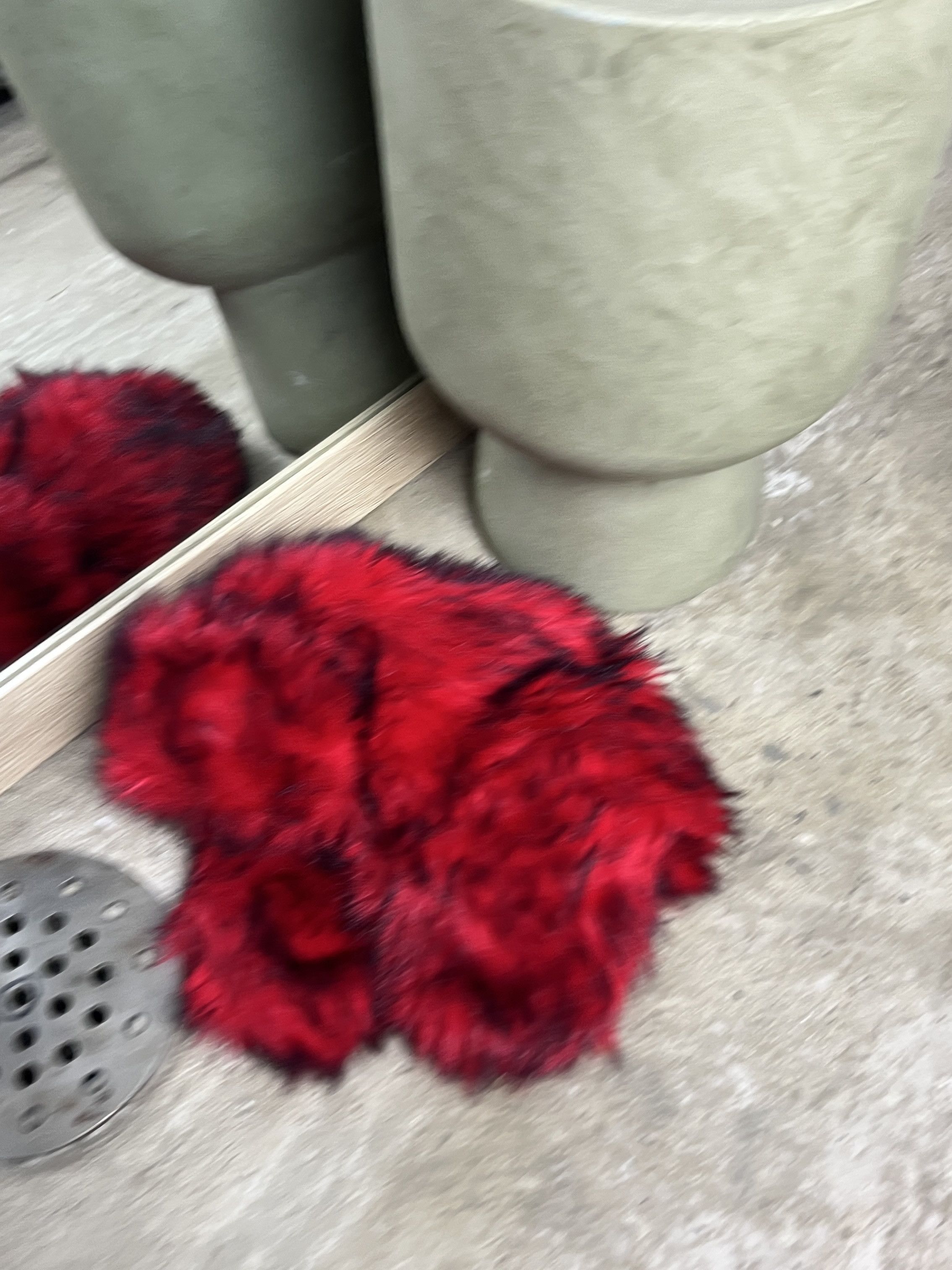 Other RED FAUX FUR TRAPPER HAT - № 4518 Size ONE SIZE - 2 Thumbnail