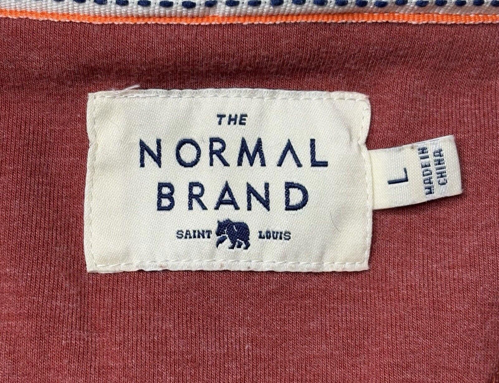 Other The Normal Brand Sweater Mens Large 1/4 Zip Pullover Stretch Size US L / EU 52-54 / 3 - 2 Thumbnail
