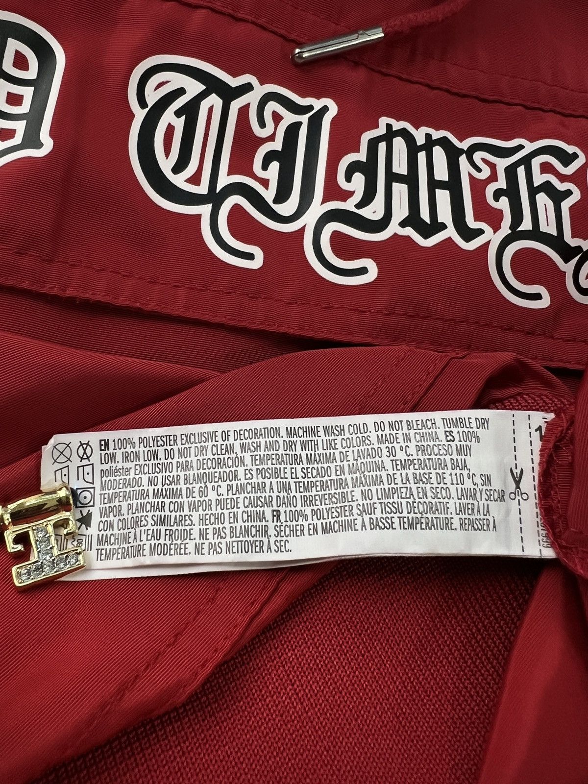 Forever 21 HARD TIMES red half zip hoodie Size US XL / EU 56 / 4 - 9 Thumbnail
