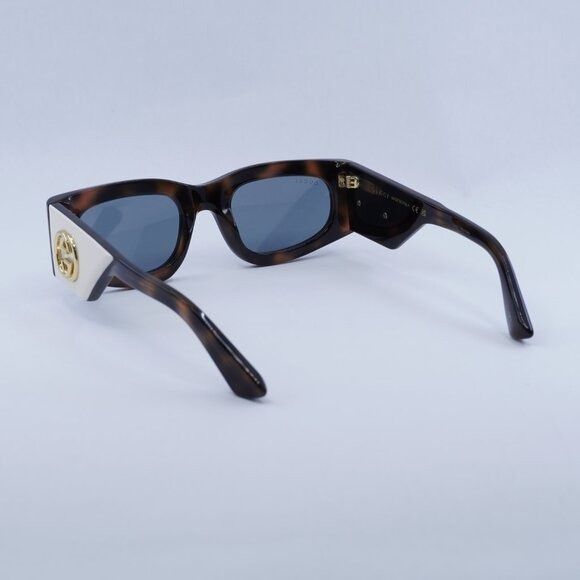 Gucci New Gucci GG1664S 003 Sunglasses - Havana Frame, Light Grey Size ONE SIZE - 5 Thumbnail