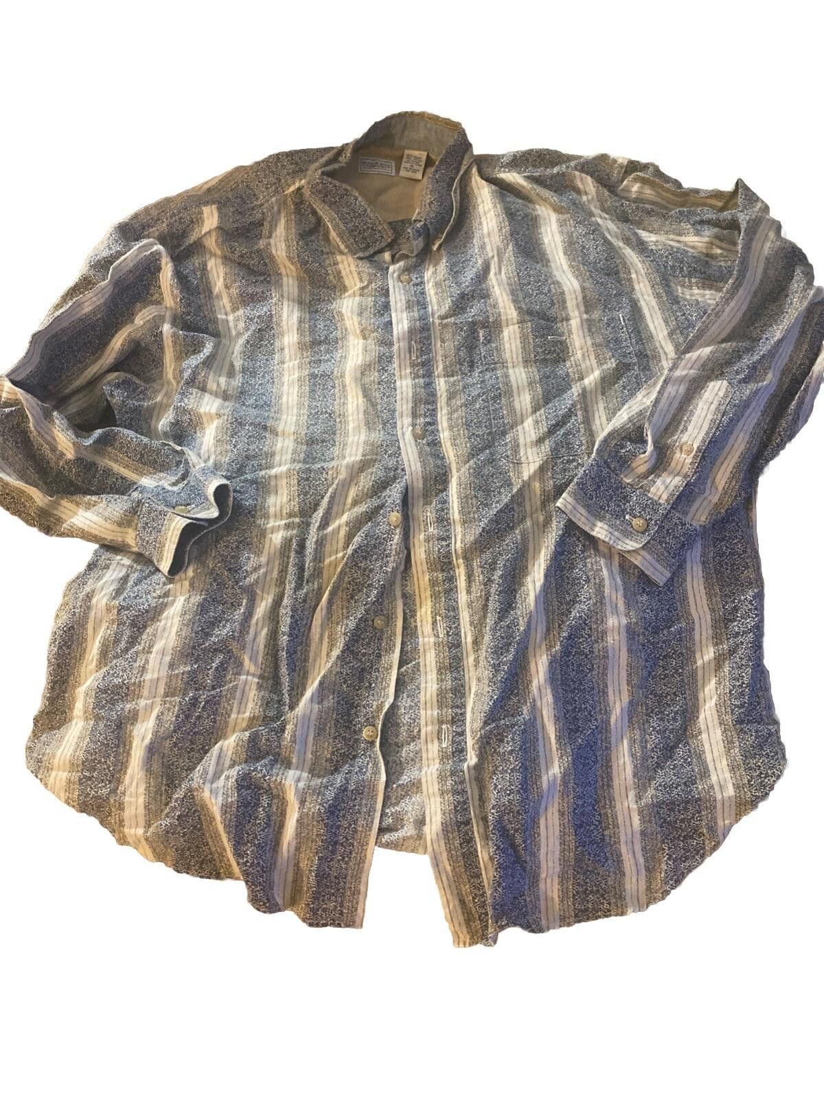 Bugle Boy Vtg Bugle Boy XL Striped Button Down Long Sleeve Shirt Size US XL / EU 56 / 4 - 1 Thumbnail