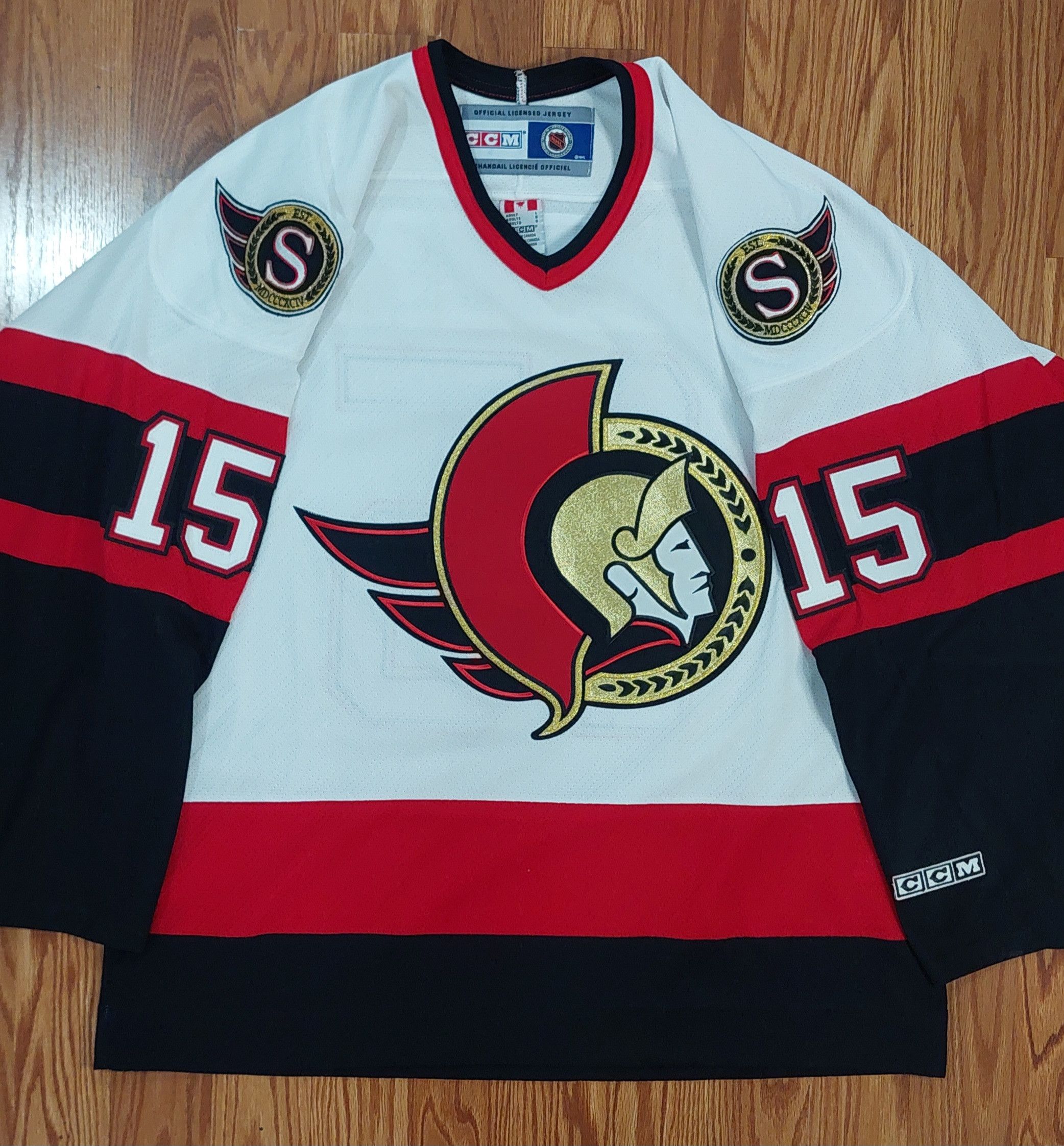 Ccm Authentic Ottowa Senators Dany Heatley CCM MiC Jersey Size US L / EU 52-54 / 3 - 2 Thumbnail