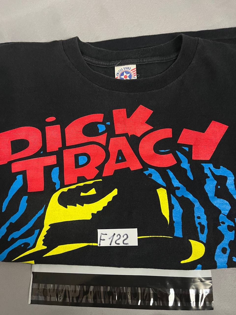 Vintage Pick Tracy Movie Tee T Shirt Vintage 1990s Black Size US L / EU 52-54 / 3 - 12 Thumbnail