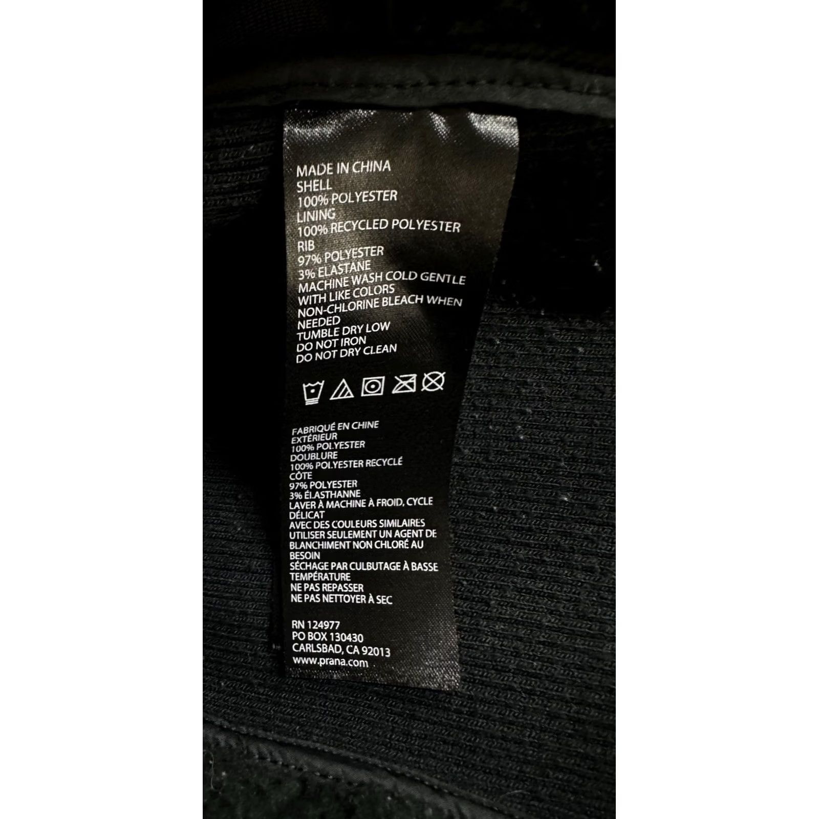 Prana prAna Vest Womens Small Black Pullover Quilted Fleece Lined Pockets Casual Size S / US 4 / IT 40 - 6 Thumbnail