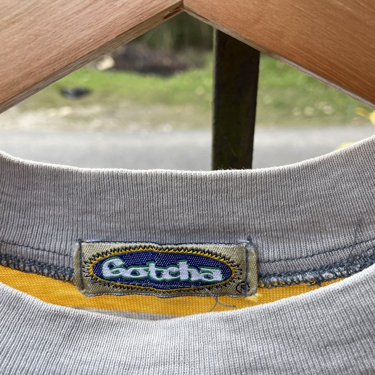 Gotcha × Vintage 🔥Vintage 90s Gotcha Multicolour Stripes Surf Skate Tee Size US XL / EU 56 / 4 - 10 Thumbnail