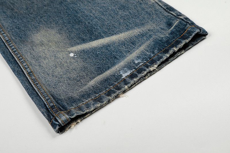 Jean American retro washed whiskered jeans for men Size US 32 / EU 48 - 6 Thumbnail