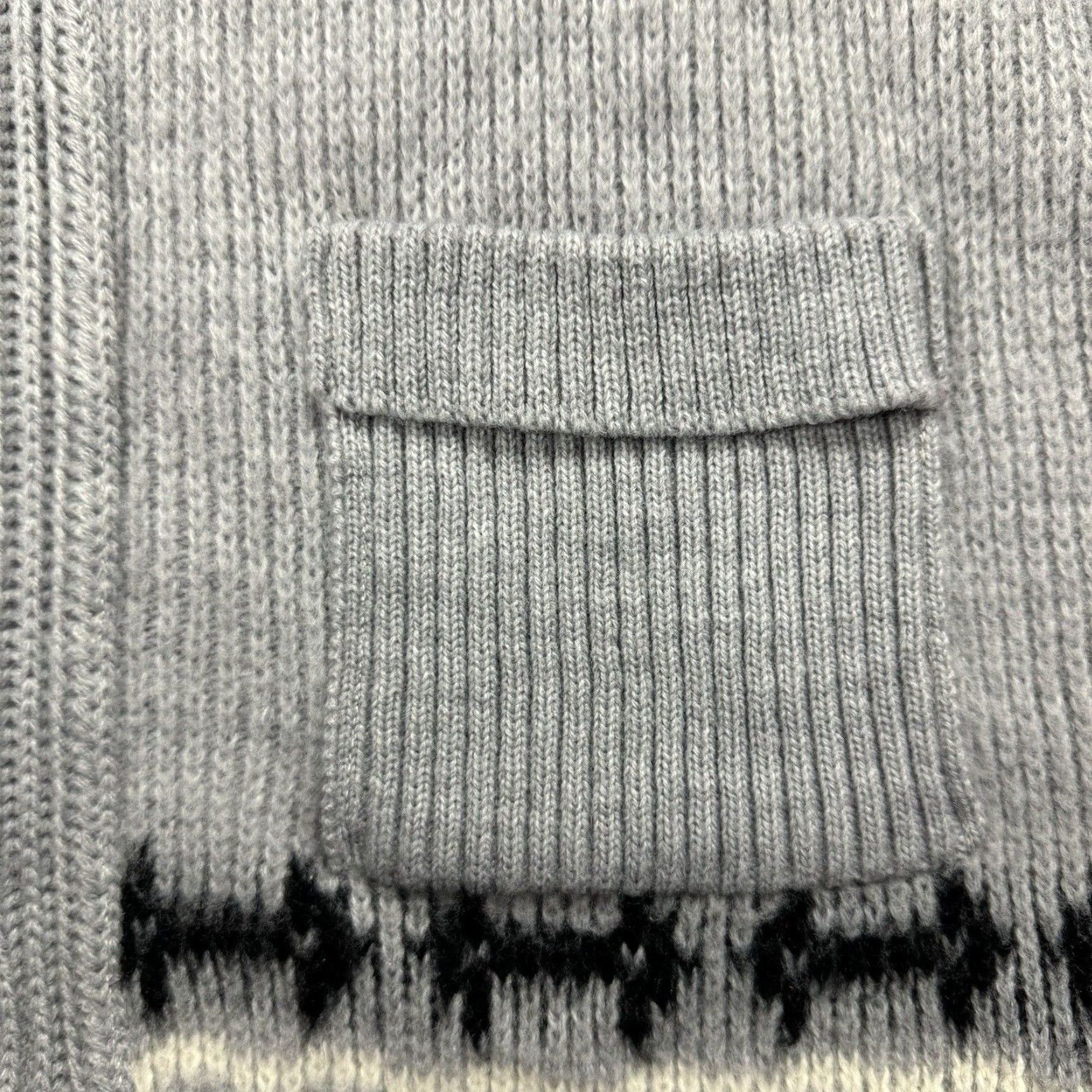 London Fog VINTAGE LONDON FOG FAIR ISLE FULL ZIP CARDIGAN SWEATER GREY SMALL MENS USA Size US S / EU 44-46 / 1 - 5 Thumbnail