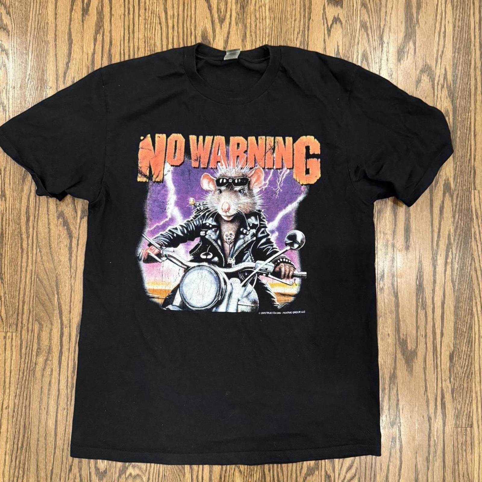 Gildan No Warning - Ill Blood Biker Rat Shirt - L Size US L / EU 52-54 / 3 - 1 Thumbnail
