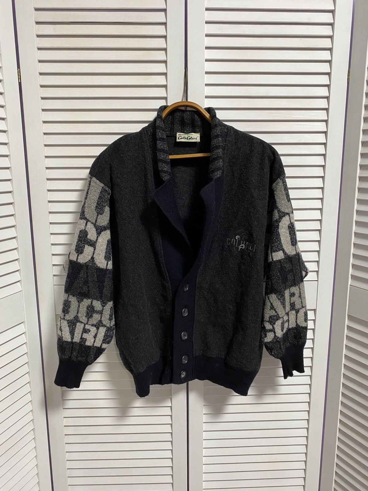 Carlo Colucci ☄️ Carlo Colluci Knitwear Jumper Jacket Wool sweater Size US L / EU 52-54 / 3 - 2 Thumbnail