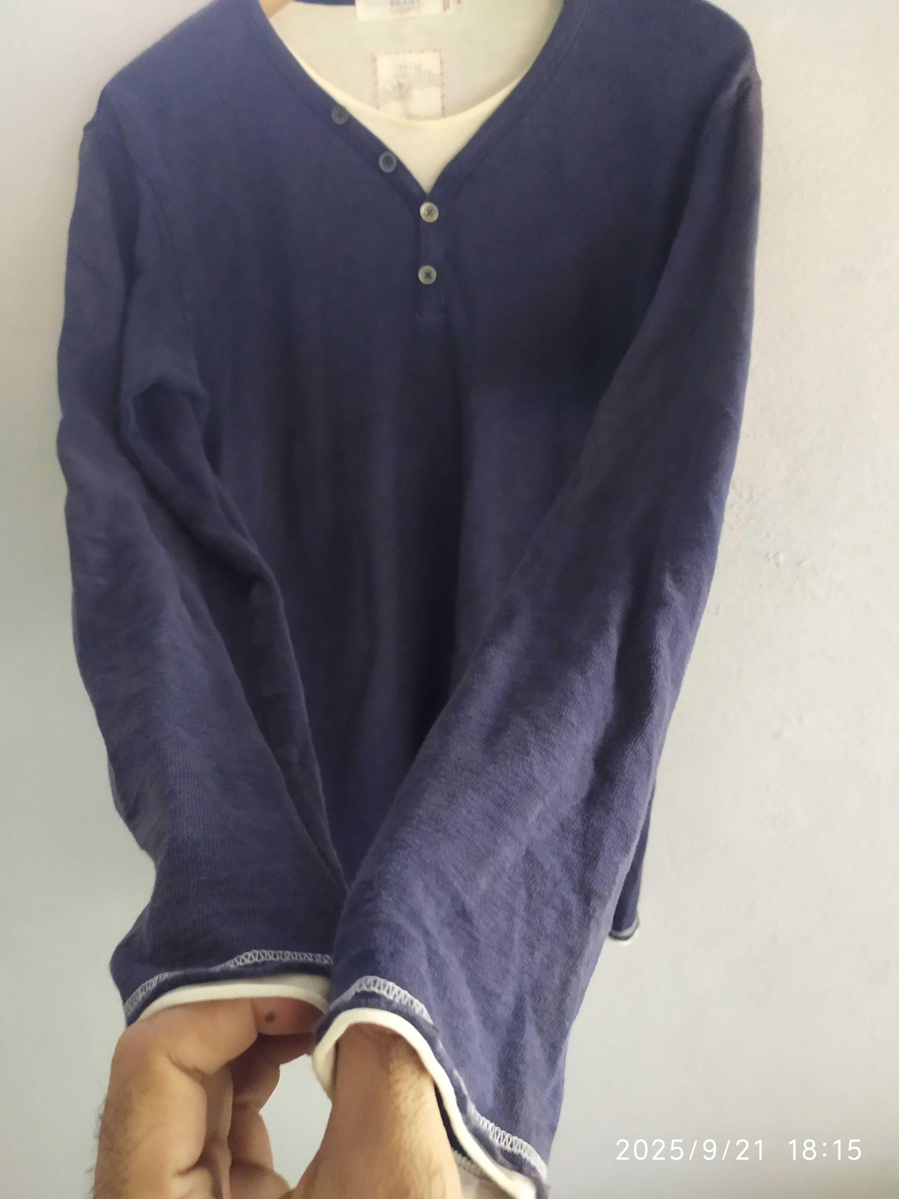 If Six Was Nine Japanese Beams double layer Long slevee Shirt Size US M / EU 48-50 / 2 - 9 Thumbnail