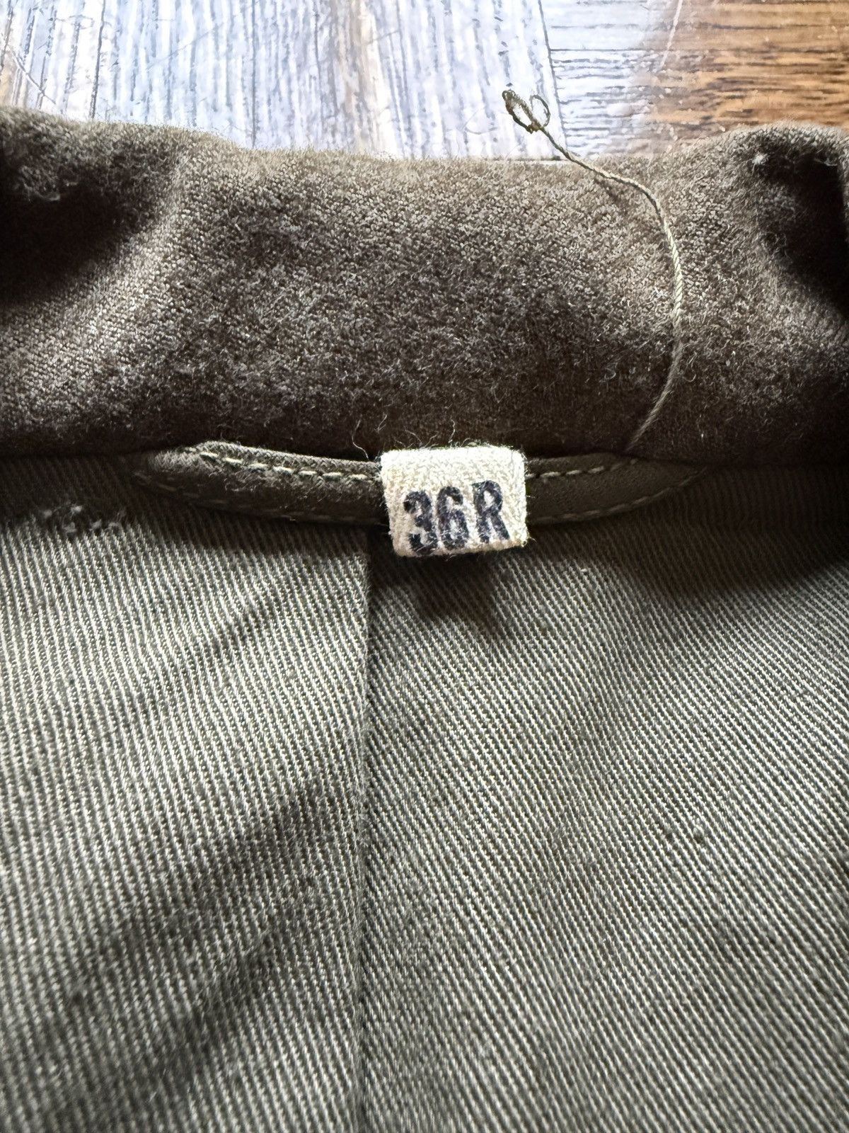 Vintage Vintage 40s WWII US Military Wool Ike Jacket 36R Size US S / EU 44-46 / 1 - 3 Thumbnail