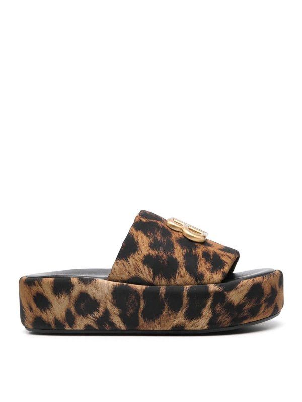 Givenchy o1s1wg110326 Rise BB Sandals Leopard Print in Leopard Size US 8 / IT 38 - 1 Thumbnail