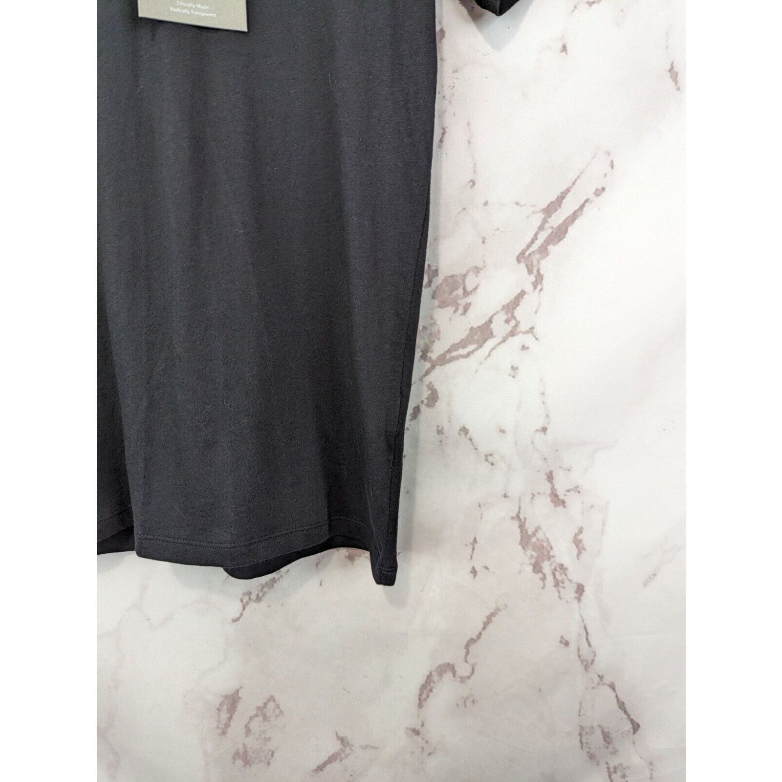 Everlane Everlane T Shirt Women XS Black V Neck Short Sleeve Organic Size XS / US 0-2 / IT 36-38 - 4 Thumbnail