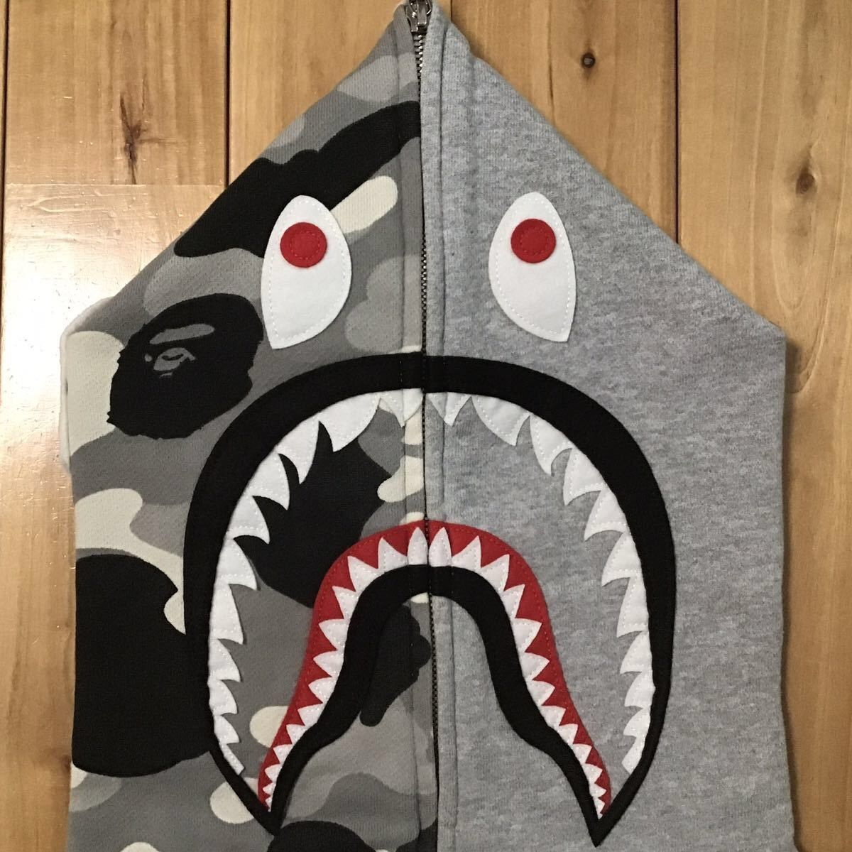 Bape 🔥NFS limited🔥 BAPE camo Shark full zip hoodie a bathing ape Size US M / EU 48-50 / 2 - 3 Thumbnail