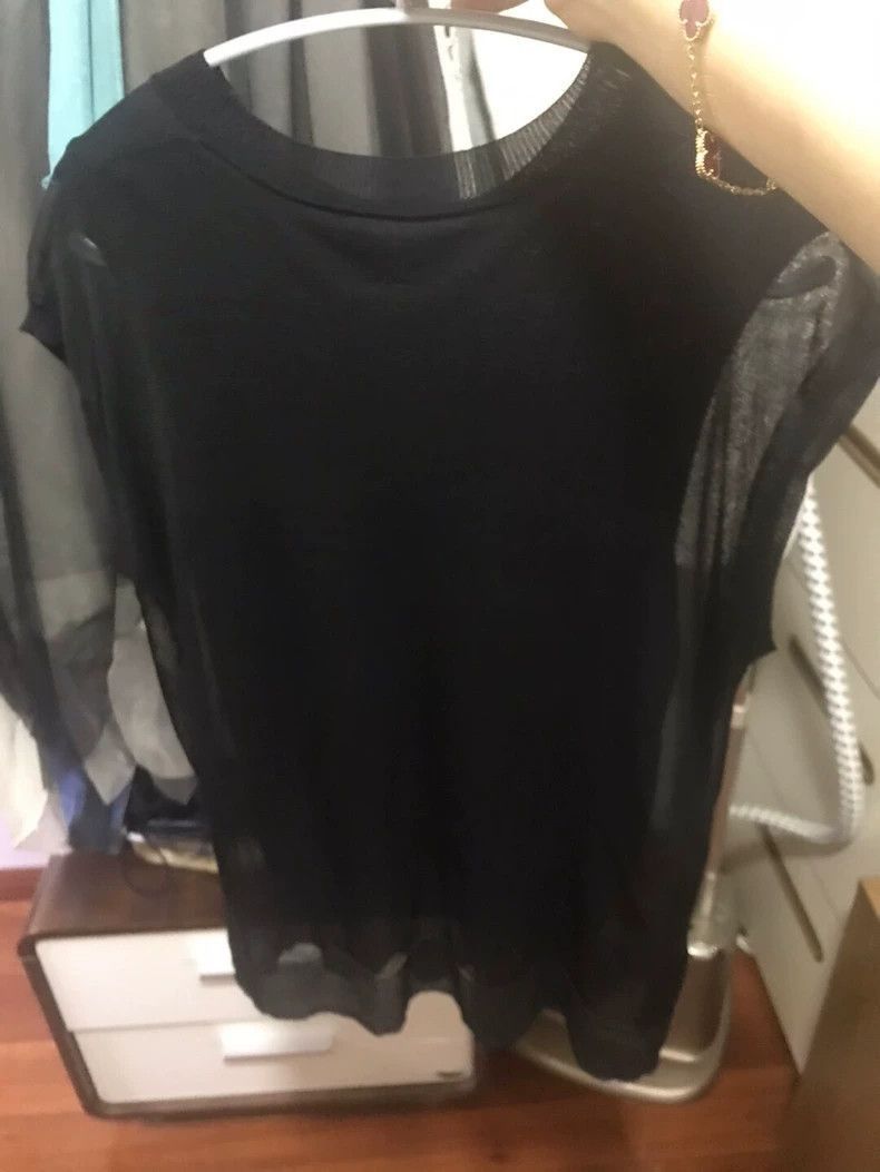 Alexander Wang ALEXANDER WANG Sheer Silk Top- Size XXS / US 00 / IT 34 - 2 Thumbnail