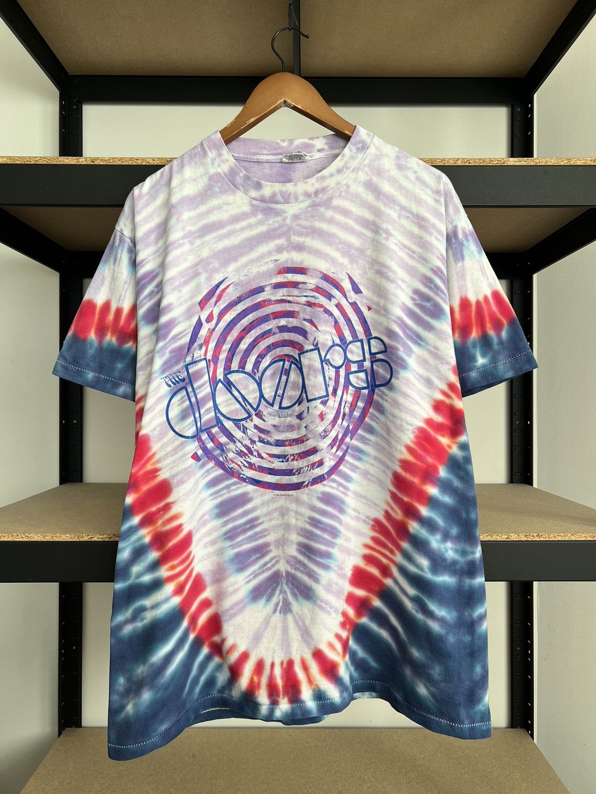 Band Tees Vintage 1995 The Doors Jim Morrison Tie Dye T-shirt Size US XL / EU 56 / 4 - 1 Thumbnail