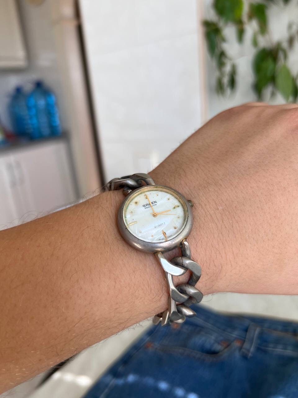 Japanese Brand × Vintage Vintage Japanese style Chain Metal futuristic Watch Bracelet Size ONE SIZE - 9 Thumbnail