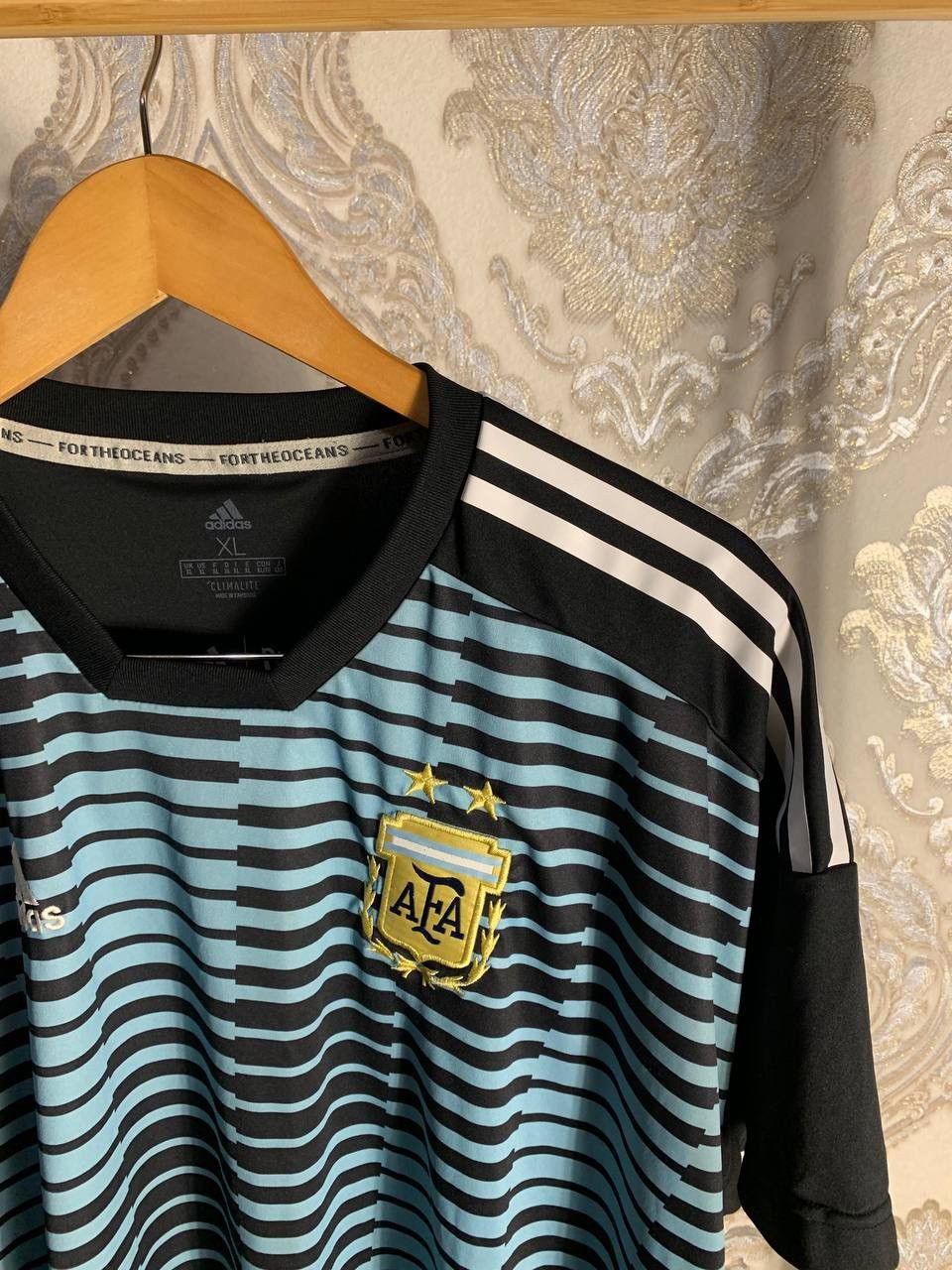 Adidas × Vintage VERY RARE ADIDAS PARLEY ARGENTINA SOCCER JERSEY BLOKECORE Size US XL / EU 56 / 4 - 2 Thumbnail