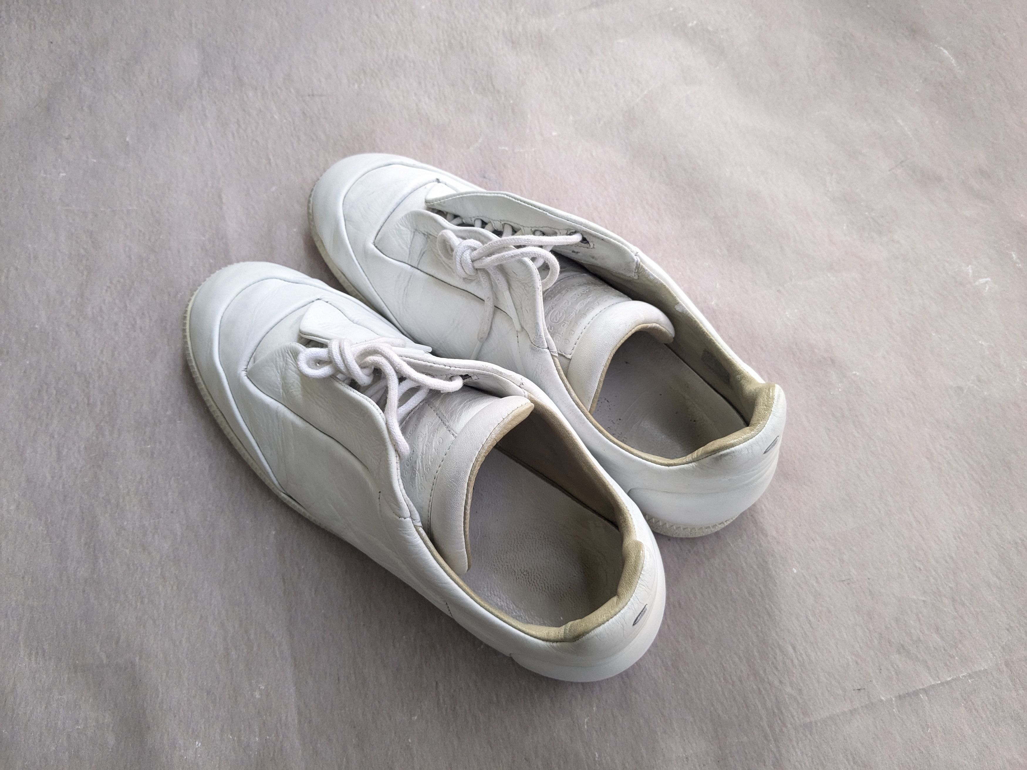 Maison Margiela Maison Margiela Future White Low Tops 11.5 44.5 Leather Size US 11.5 / EU 44-45 - 10 Thumbnail
