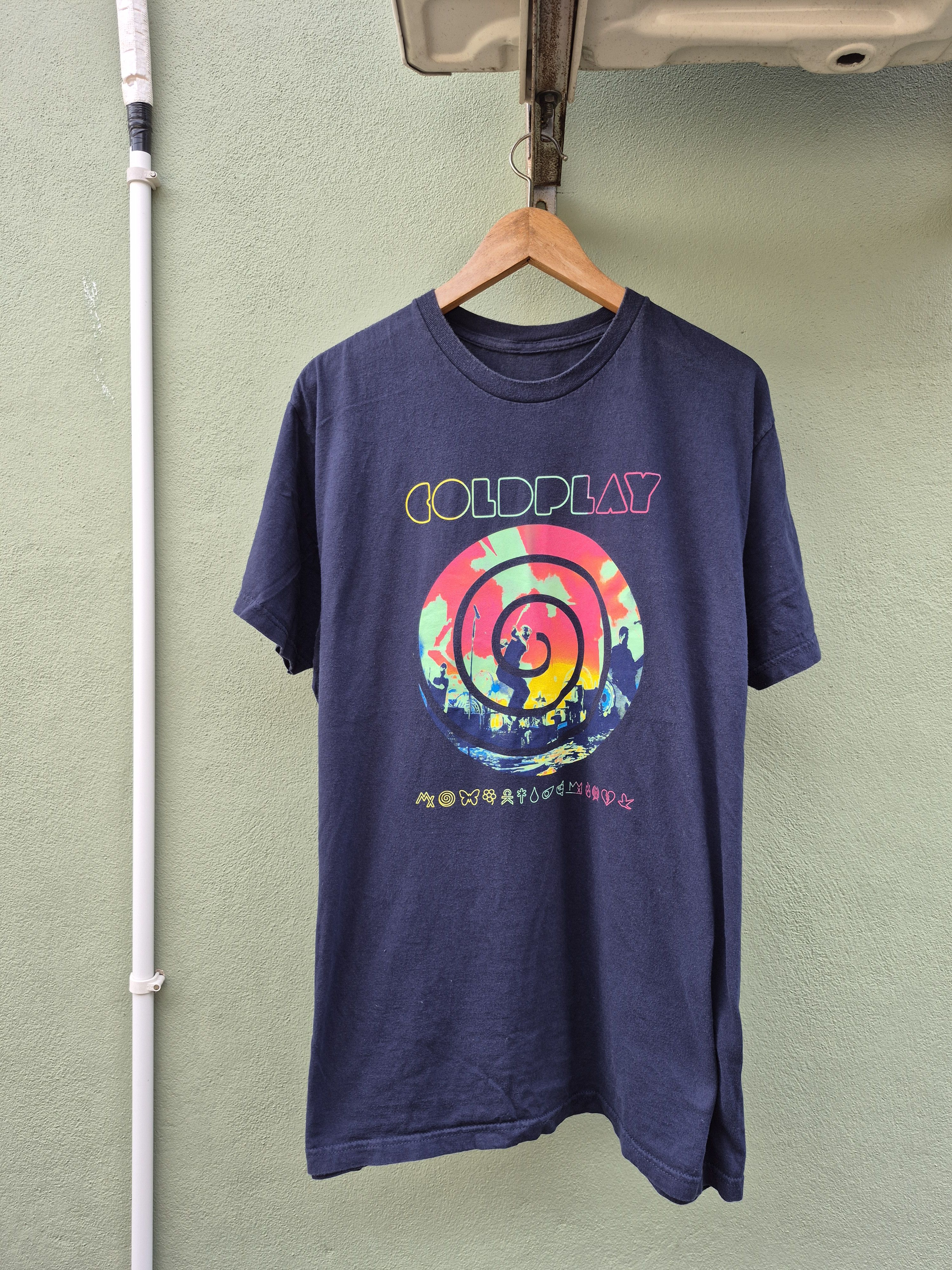 Band Tees 🔥 Coldplay 2012 Tour Band Tee Rock Tshirt Indie Alternative Size US L / EU 52-54 / 3 - 1 Thumbnail