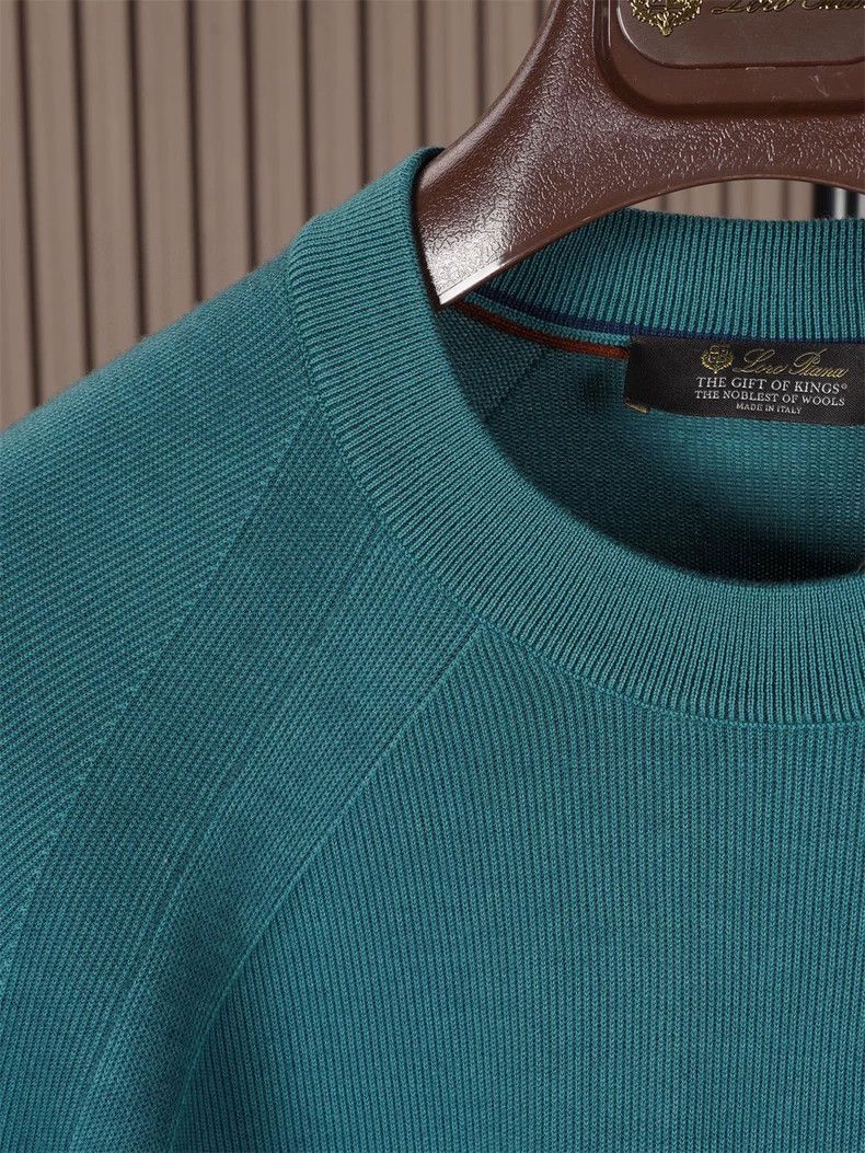 Loro Piana LORO PIANA Ceiling fabric GOK turquoise 12 micron knit swe Size US XL / EU 56 / 4 - 4 Thumbnail