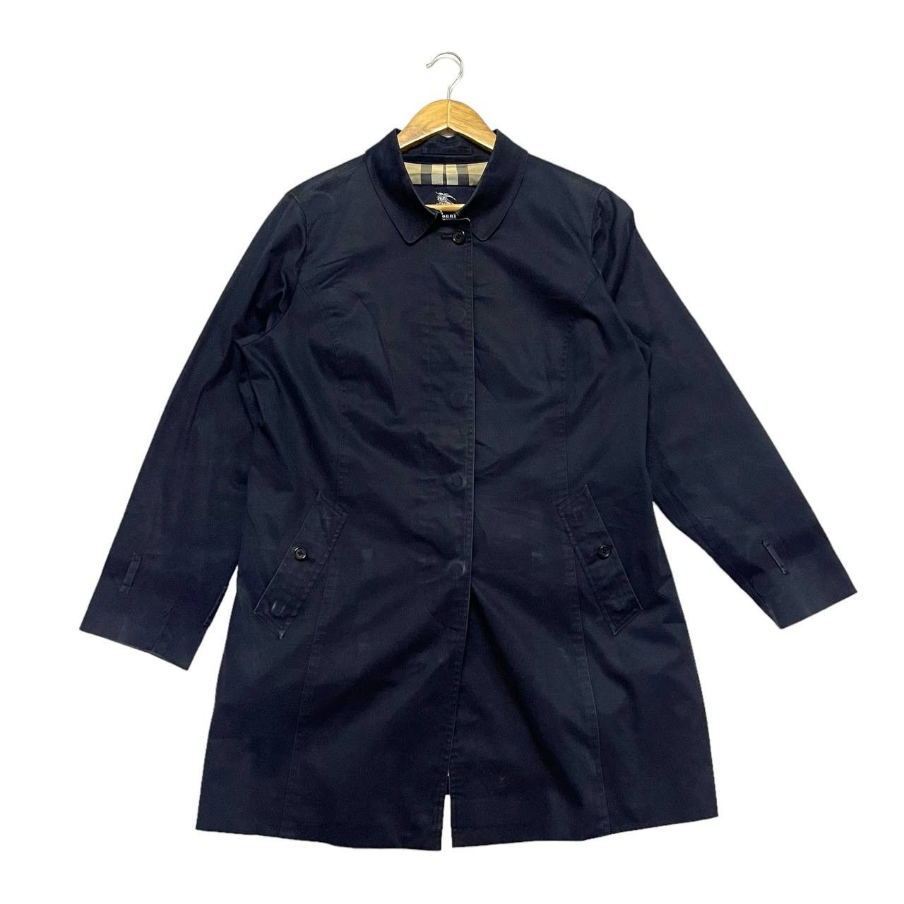 Burberry London Men's Long Coat Novacheck lined jacket