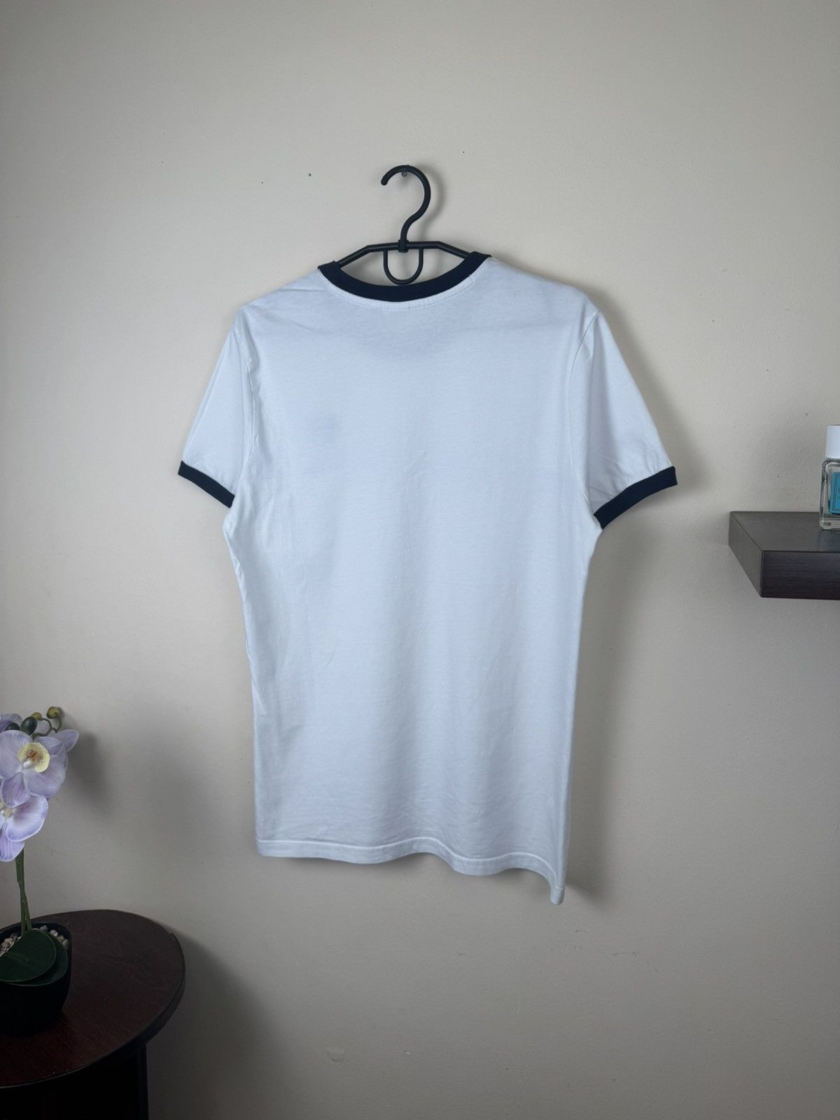 Sergio Tacchini Sergio Tacchini Mens M Whiw Blue T-Shirt Red Logo Athletic Size US M / EU 48-50 / 2 - 17 Thumbnail