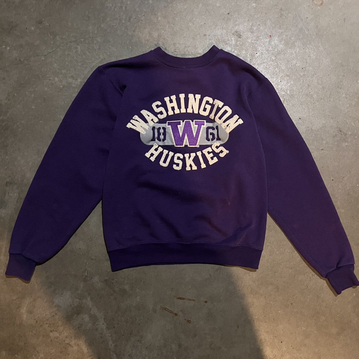 Champion Vintage Washington Huskies Sweater Size US S / EU 44-46 / 1 - 1 Thumbnail