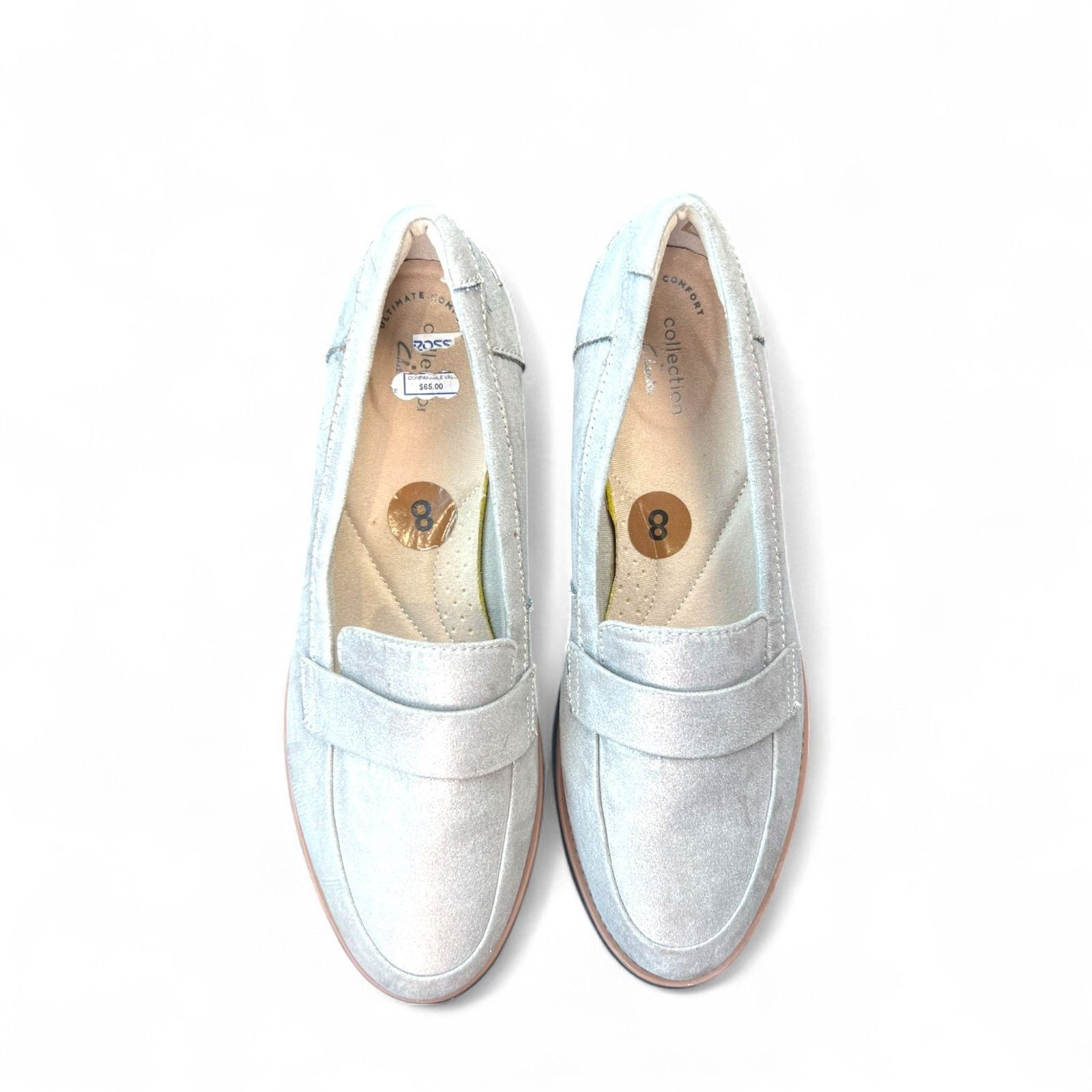 Clarks Clarks Collection Metallic Loafers Size 8 Womens Slip-On Com Size US 8 / IT 38 - 2 Thumbnail