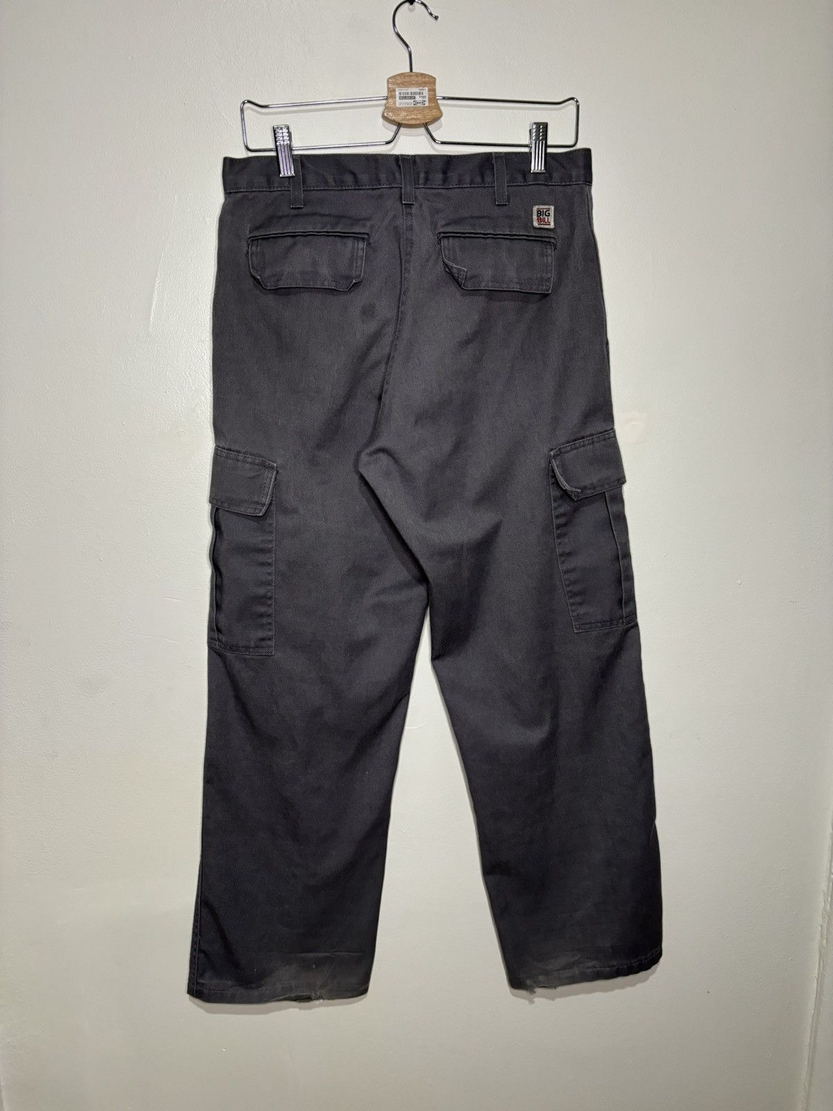 Vintage Vintage 1990s Grey Cargo Pants Size US 31 - 6 Thumbnail