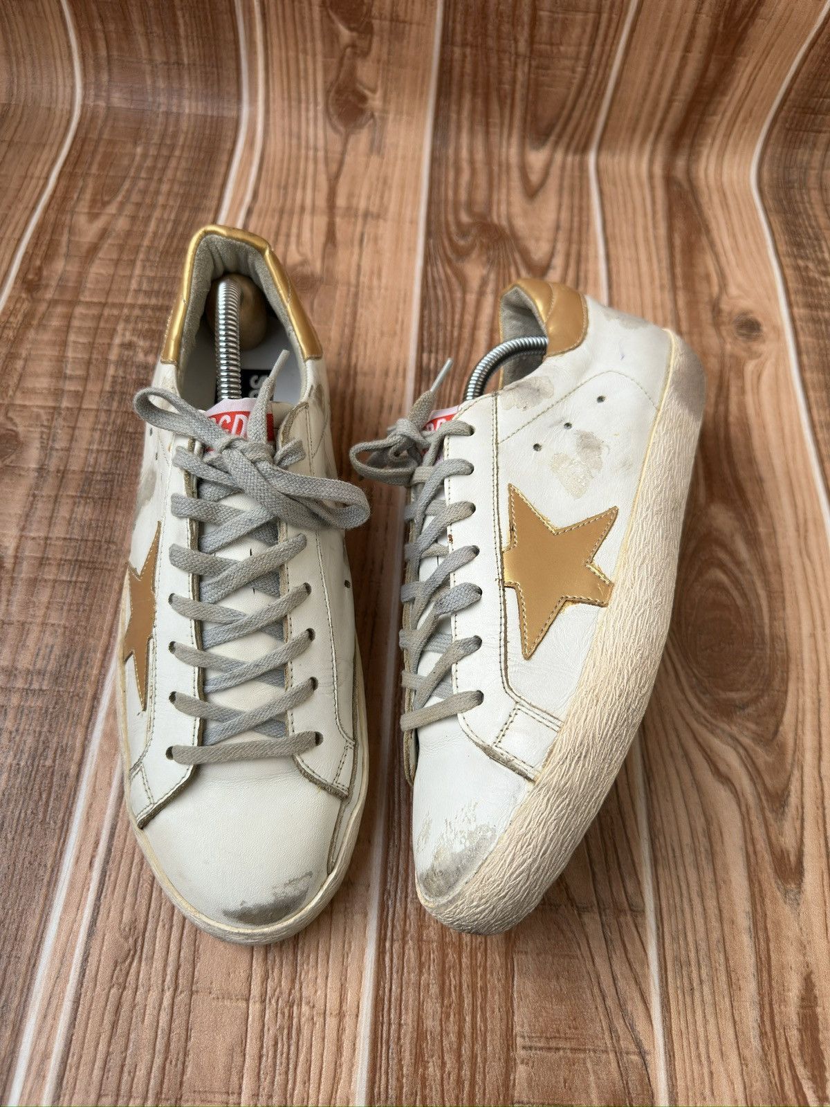 Golden Goose Golden Goose Superstar Gold Star Lowtop Sneakers Size US 8 / EU 41 - 14 Thumbnail