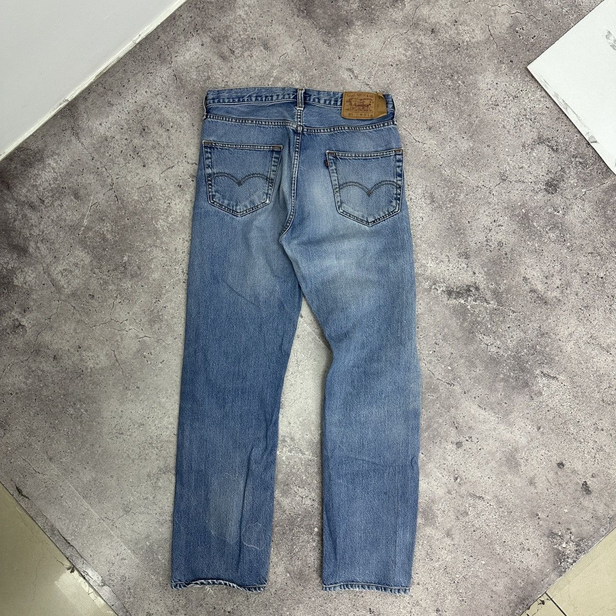 Levi's Vintage 90s Levis made in USA straight jeans 32x36 hype og Size US 32 / EU 48 - 2 Thumbnail