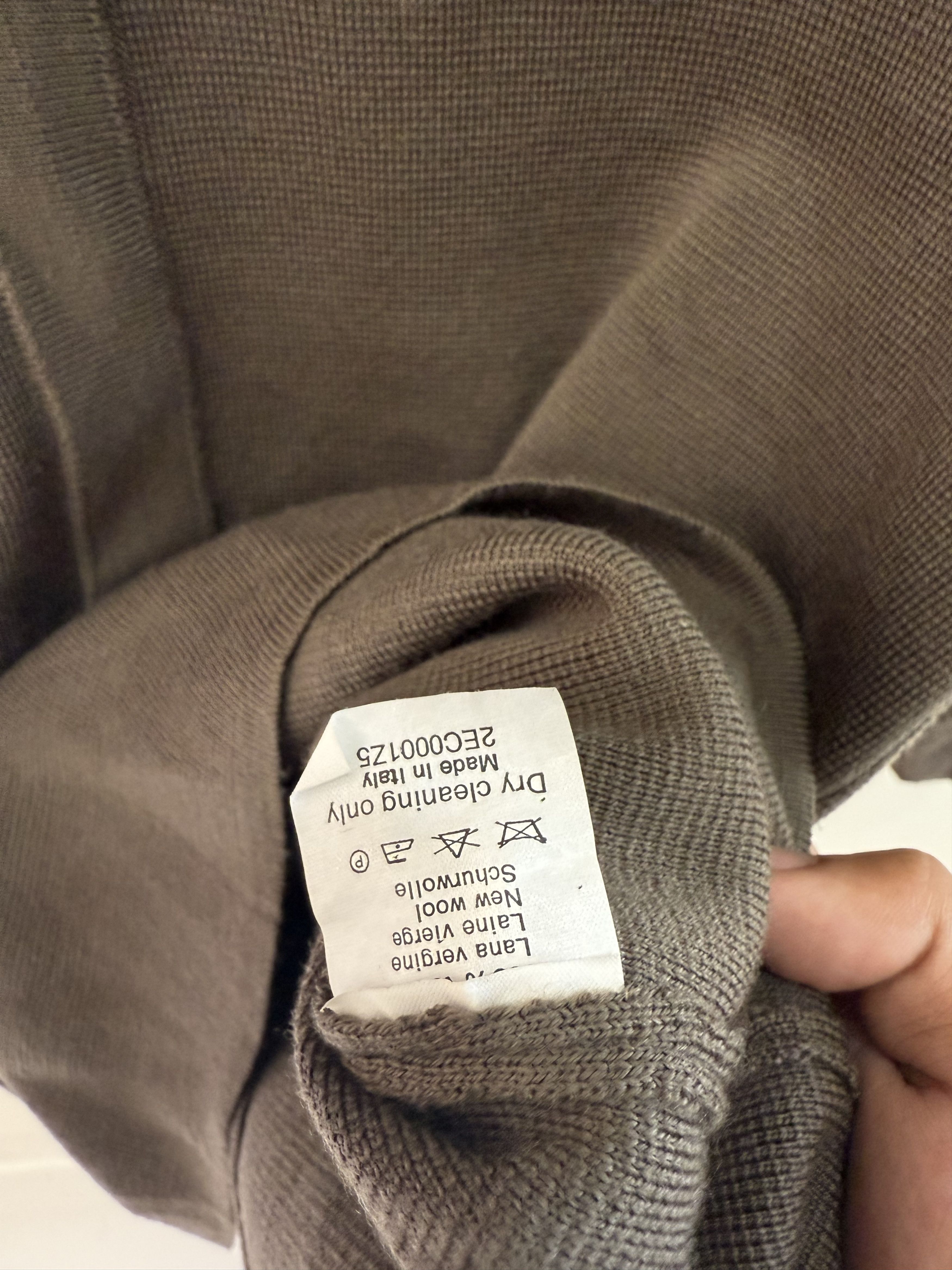 Armani Giorgio Armani V-Neck Wool Sweater Size US M / EU 48-50 / 2 - 6 Thumbnail