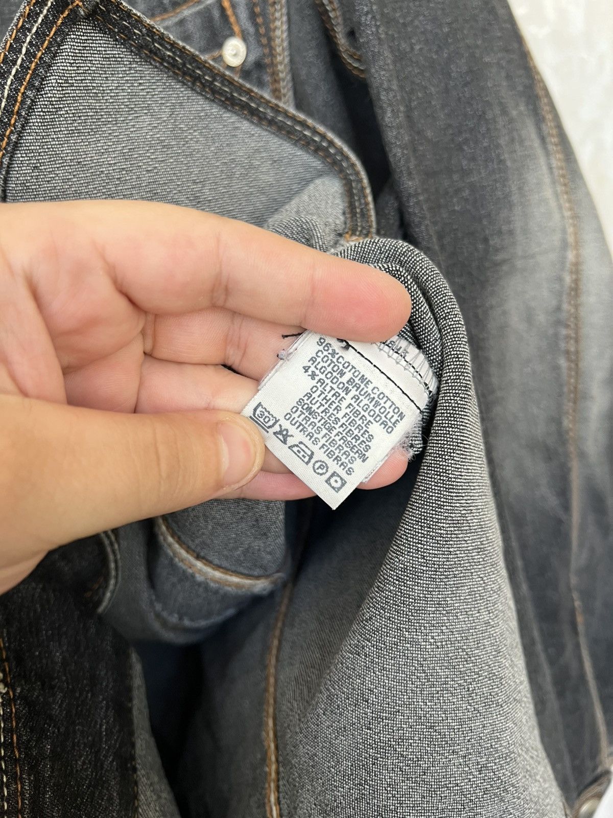 Marina Rinaldi Vintage Marina Rinaldi Denim Jacket JAPAN Size XL / US 12-14 / IT 48-50 - 13 Thumbnail