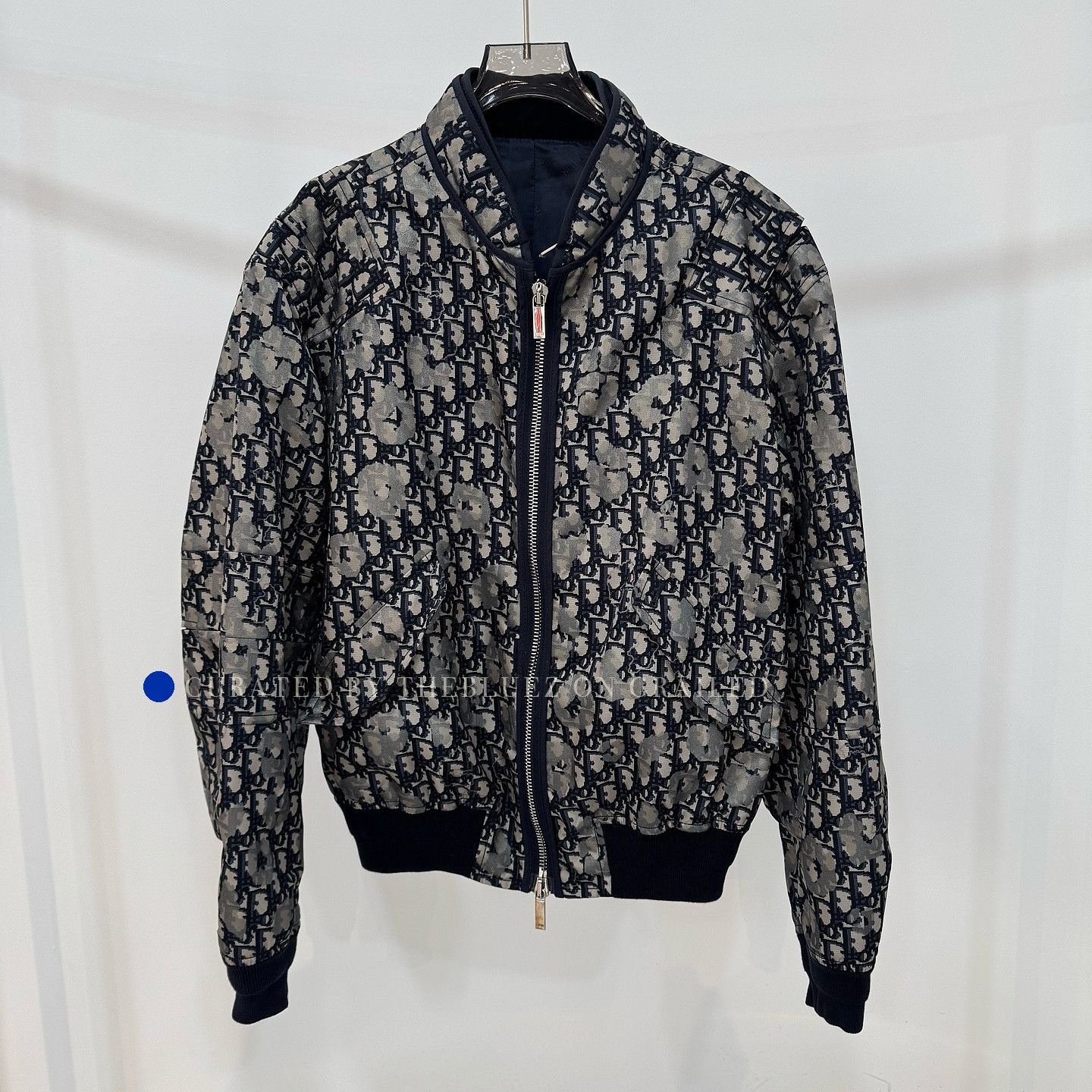 Dior Stylish Blue Bomber Jacket in Size M Size US M / EU 48-50 / 2 - 1 Thumbnail