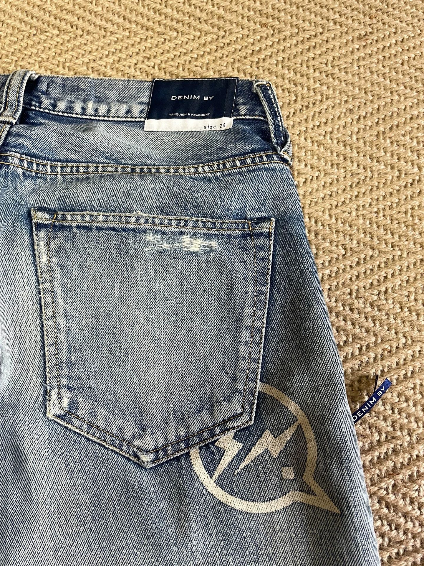Fragment Design FRAGMENT x VANQUISH x FUJIWARA JEANS WASH KNIFE SLIM W28 Size US 28 / EU 44 - 4 Thumbnail