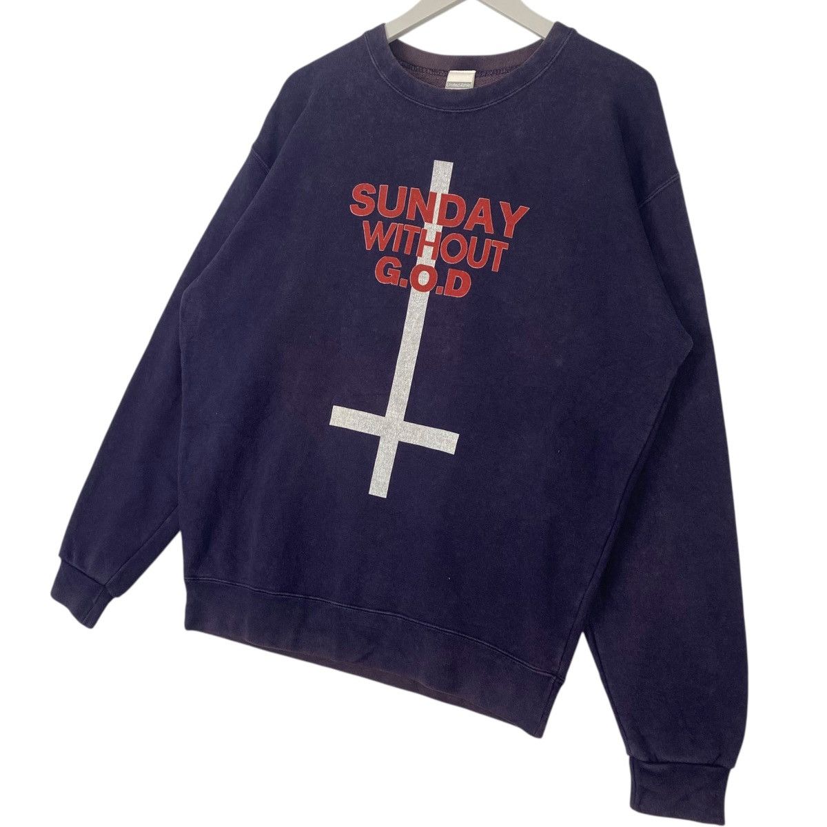 Other Vintage United Athletic Sweatshirt Big Printed NavyBlue Size US L / EU 52-54 / 3 - 2 Thumbnail