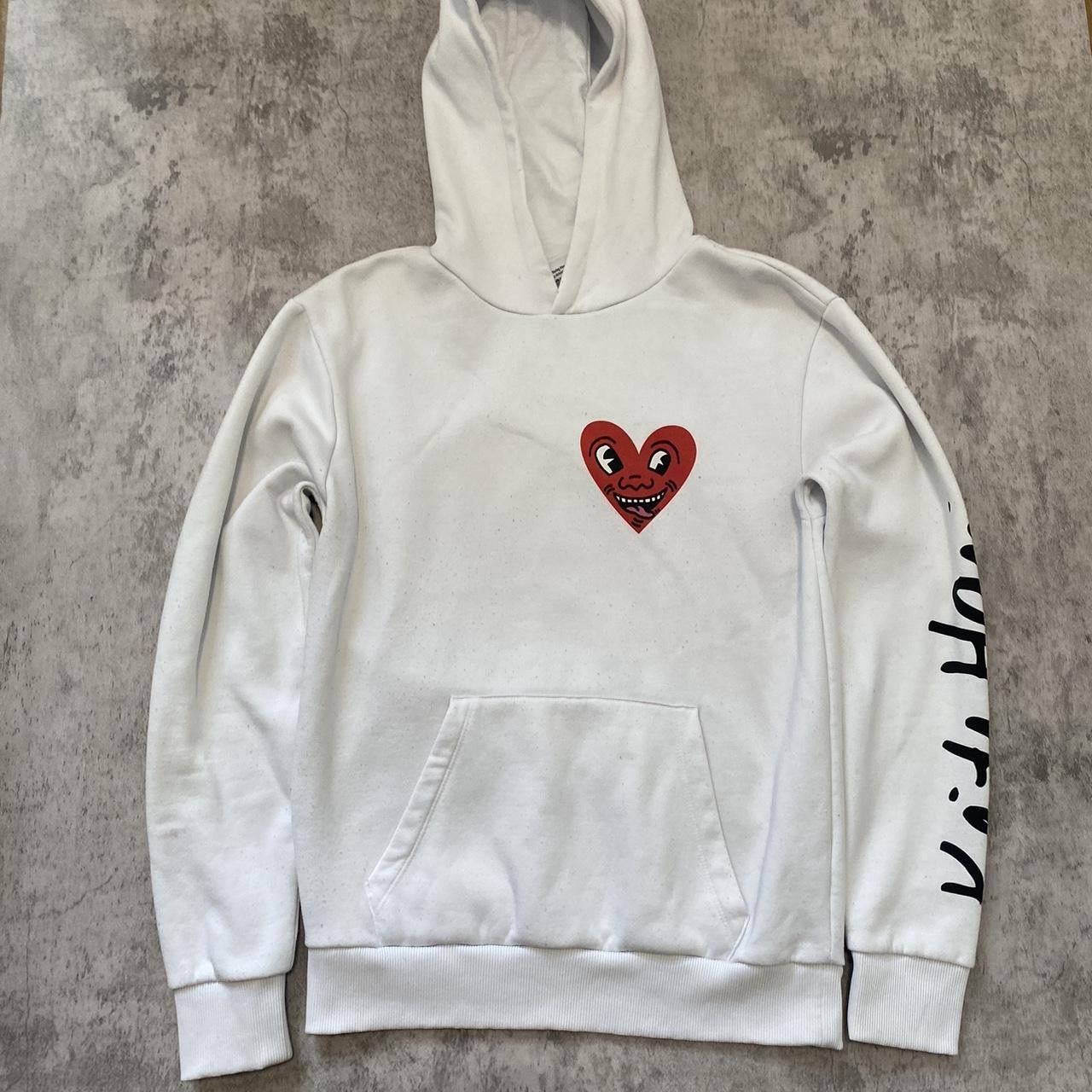 Other Keith Haring white hoodie with red heart Size US S / EU 44-46 / 1 - 2 Thumbnail