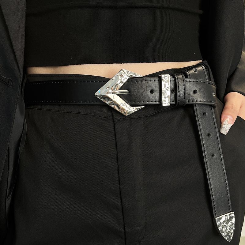 Designer Future Vintage Belt Riveted Belts Menswear Accessories Size ONE SIZE - 4 Thumbnail