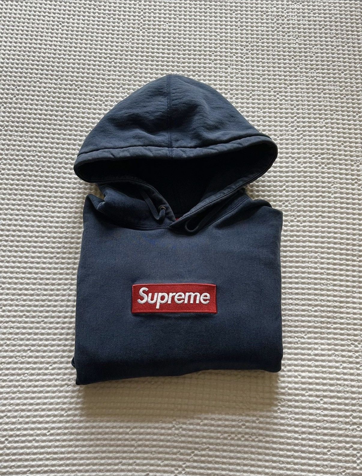 Supreme Supreme Box Logo Hoodie, FW 17 - Ice Blue | Grailed