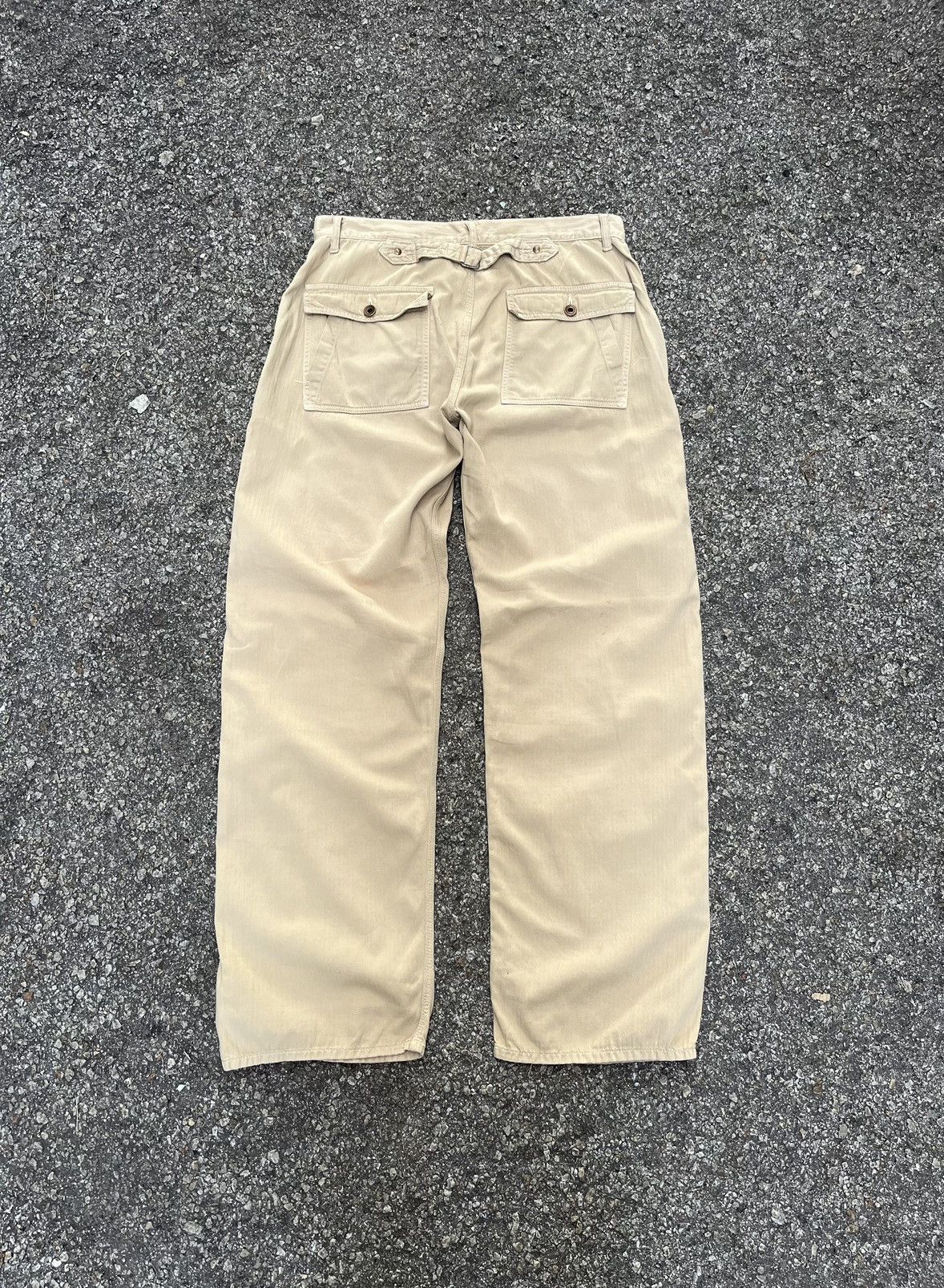 URBAN RESEARCH DOORS HBT Fatigue Urban Research Doors Baker Pants Buckle Back Size US 32 / EU 48 - 9 Thumbnail