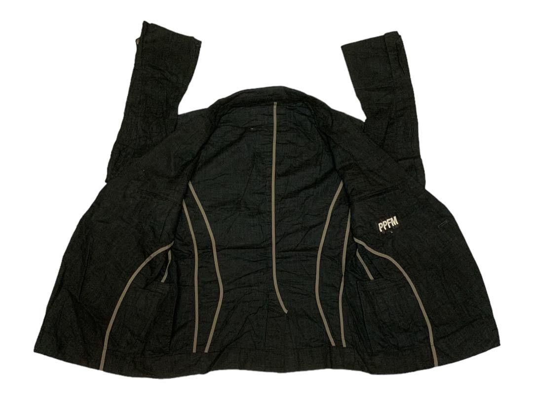 Designer × Japanese Brand PPFM Anarchy Denim Eastern Rock Blazer Size L / US 10 / IT 46 - 3 Thumbnail