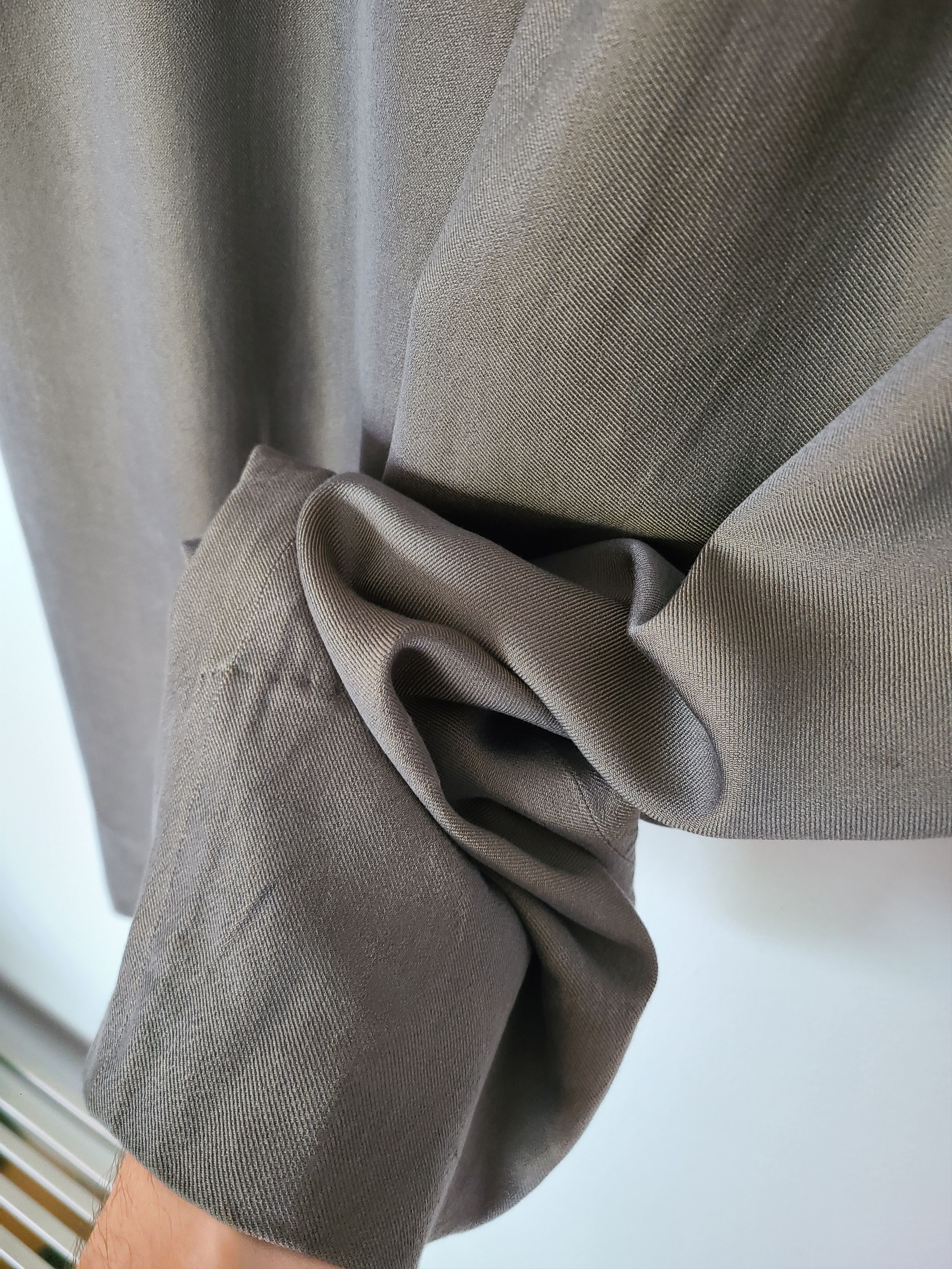 Yohji Yamamoto Iridescent Cupro Wide Pants Size US 34 / EU 50 - 7 Thumbnail