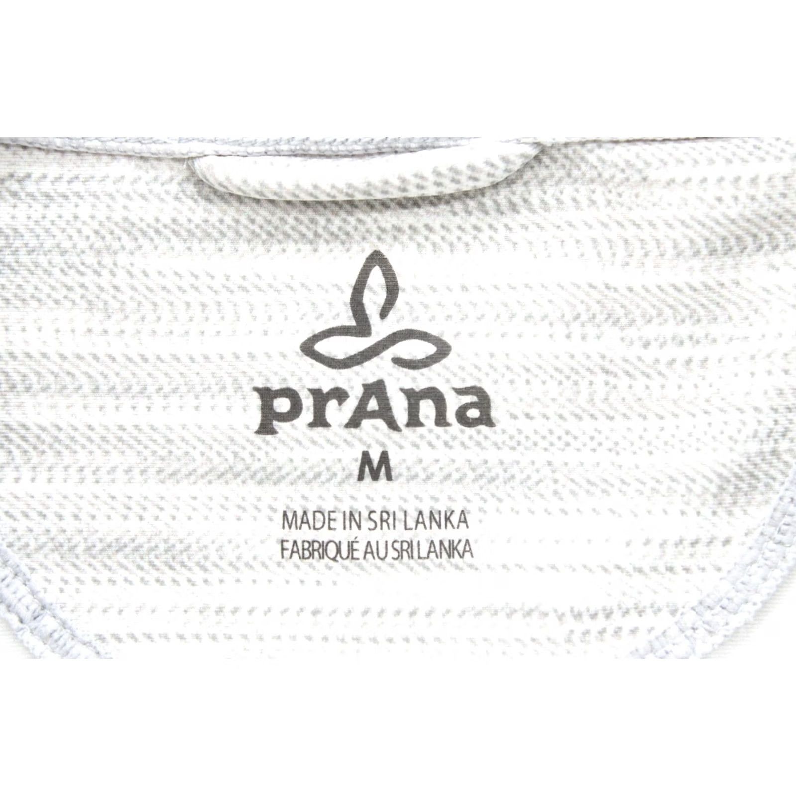 Prana prAna Quarter Zip Pullover Womens Medium Gray Athletic Top Long Sleeve Stretch Size M / US 6-8 / IT 42-44 - 6 Thumbnail