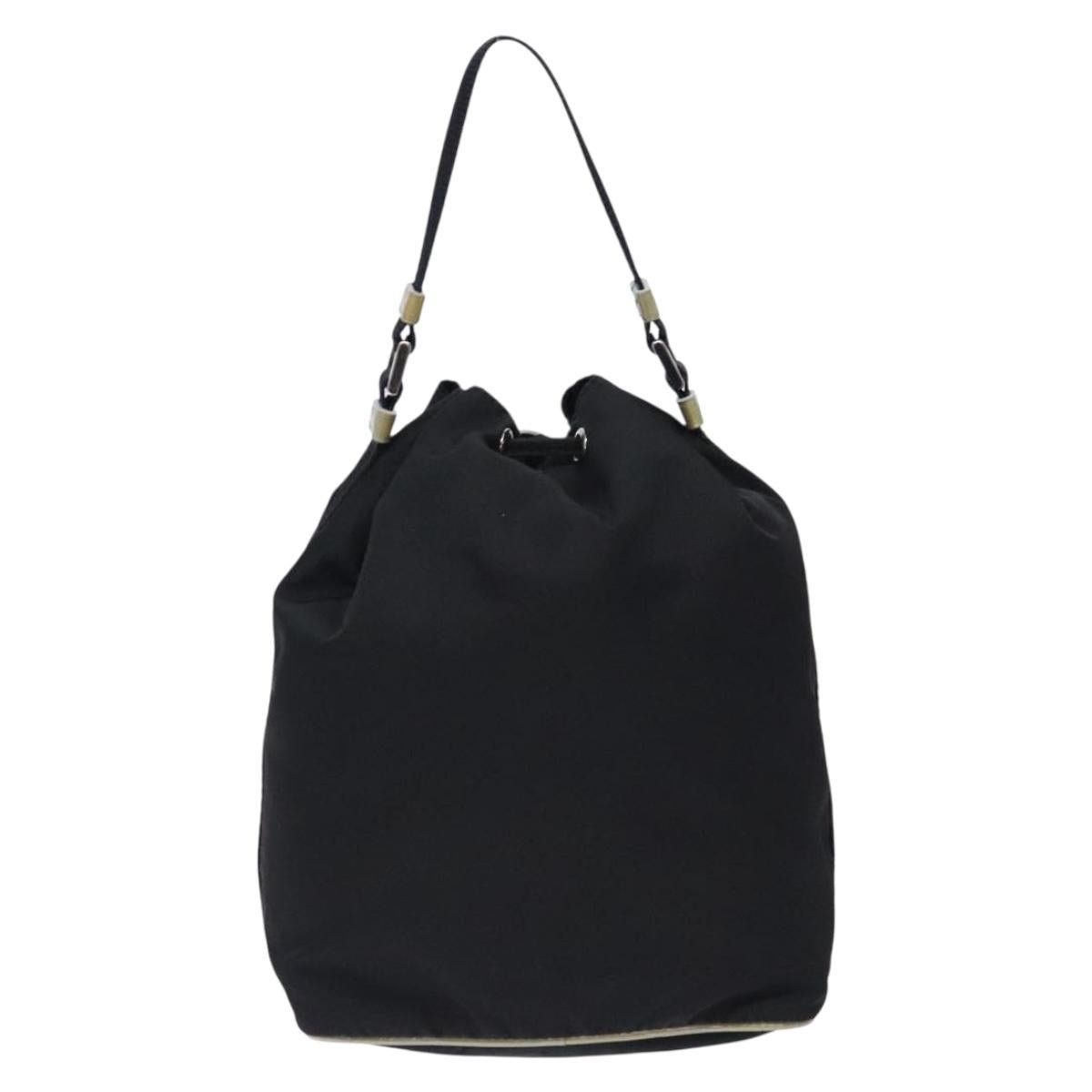 Prada PRADA Hand Bag Nylon Black Silver Size ONE SIZE - 3 Thumbnail