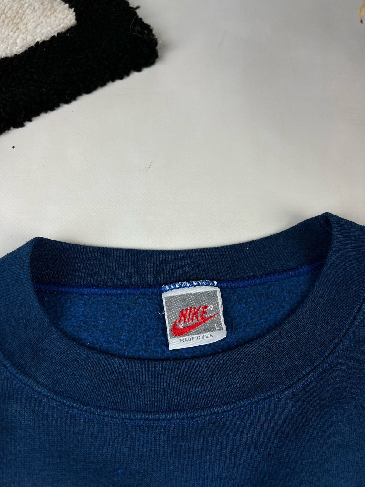 Nike × Vintage Vintage Crewneck Nike Just Do It Sweatshirt Boxy 90s Size US L / EU 52-54 / 3 - 2 Thumbnail
