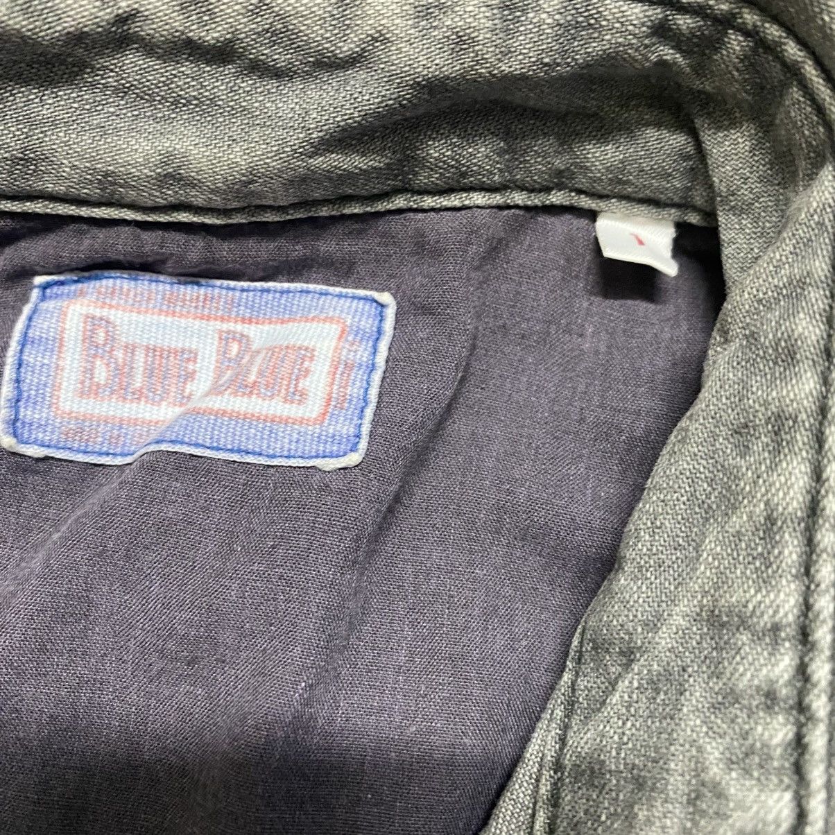 Blue Blue Japan vintage Blue Blue Japan Denim Work Shirt Charcoal Faded Size US S / EU 44-46 / 1 - 7 Thumbnail