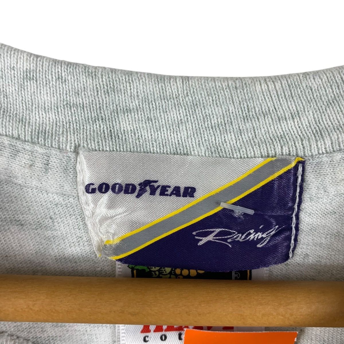 Japanese Brand Vintage GOODYEAR 1 in racing grey tee Size US L / EU 52-54 / 3 - 3 Thumbnail