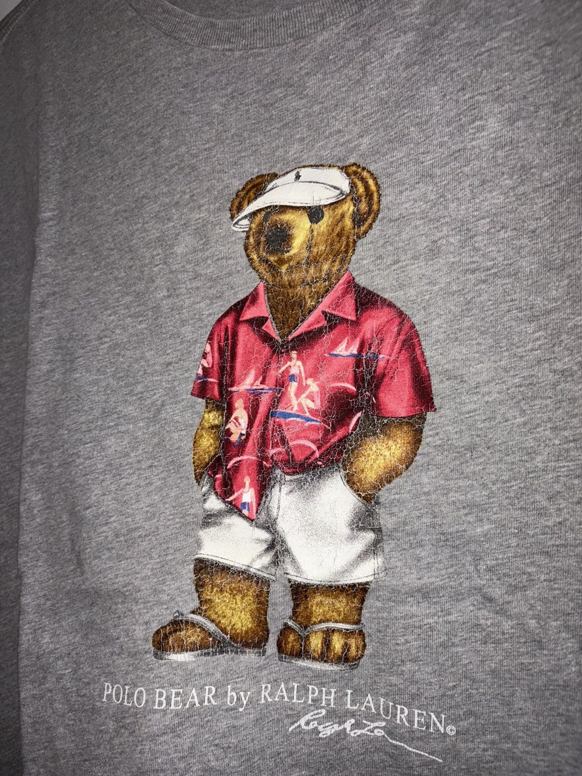 Polo Ralph Lauren Polo Ralph Lauren Bear Tee Grey Size US S / EU 44-46 / 1 - 6 Thumbnail